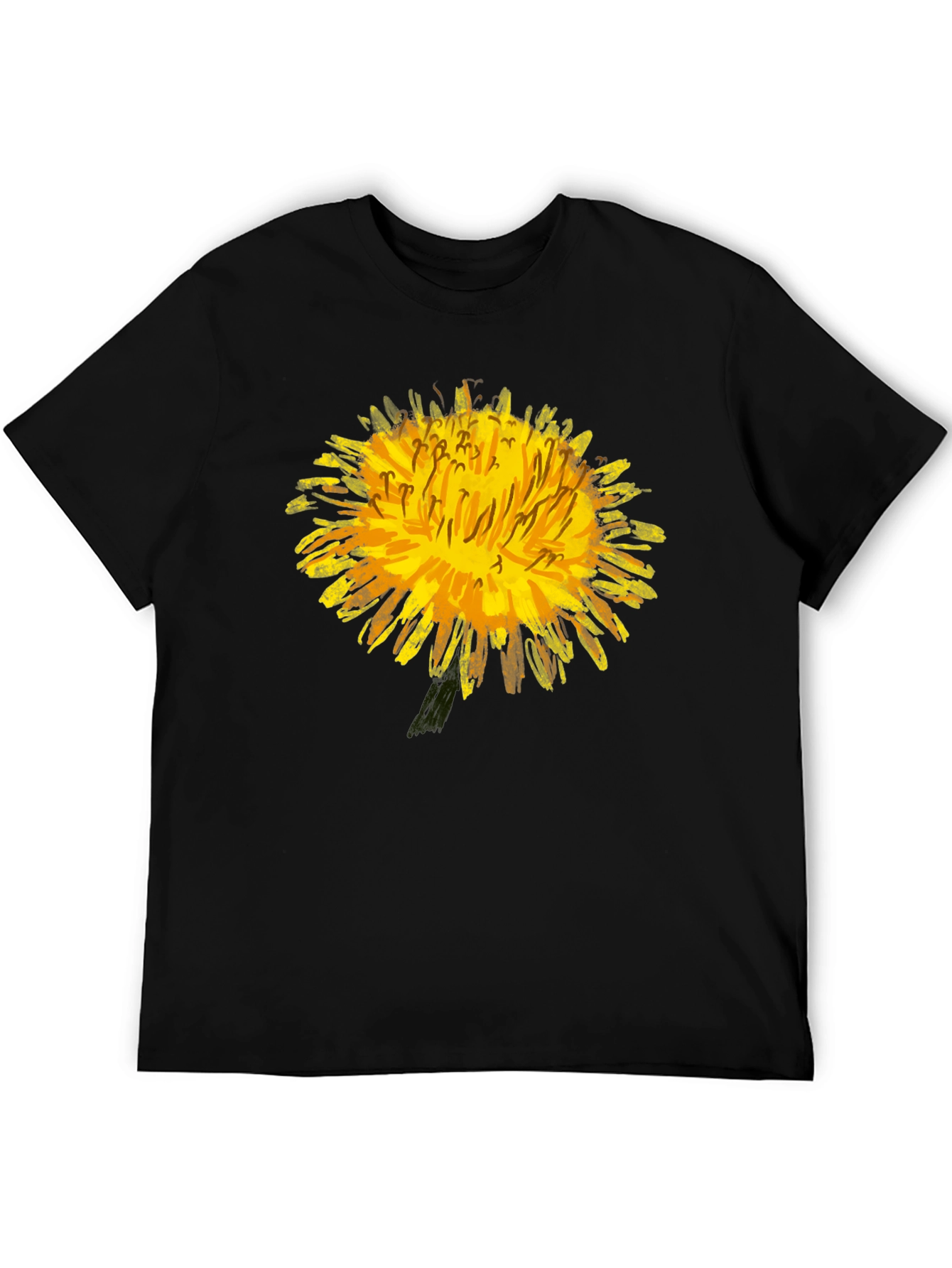 Dandelion Graphic T-Shirt - Bold Floral Tee