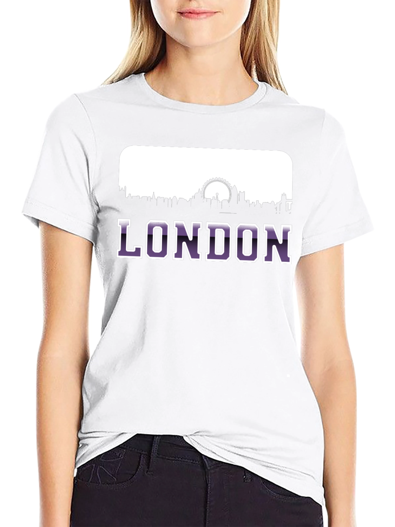 London Skyline Graphic Print T-Shirt