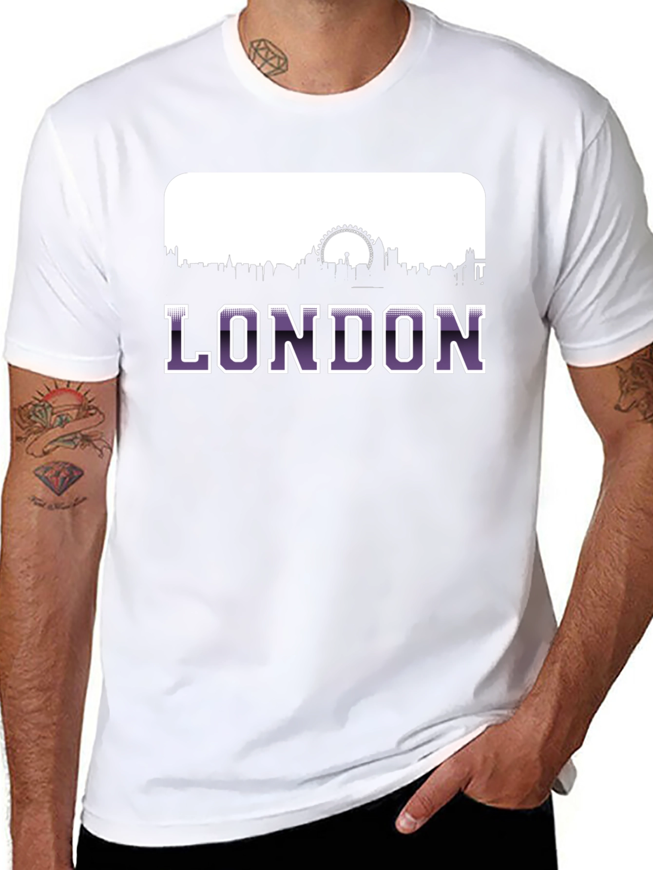 London Skyline Graphic Print T-Shirt