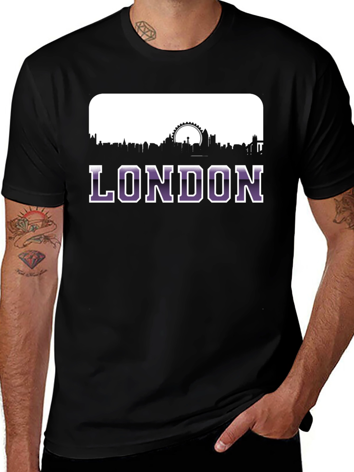 London Skyline Graphic Print T-Shirt