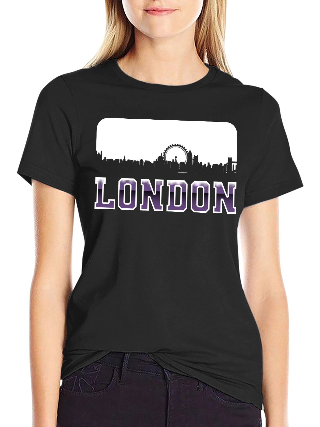 London Skyline Graphic Print T-Shirt