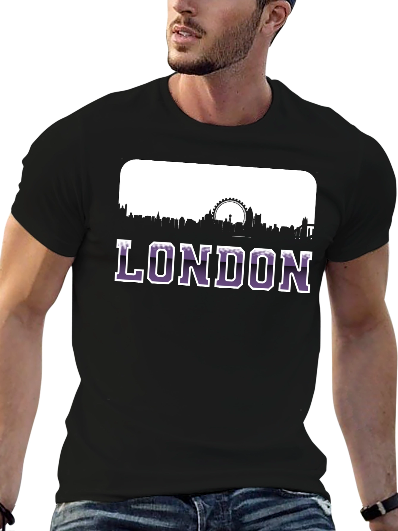London Skyline Graphic Print T-Shirt