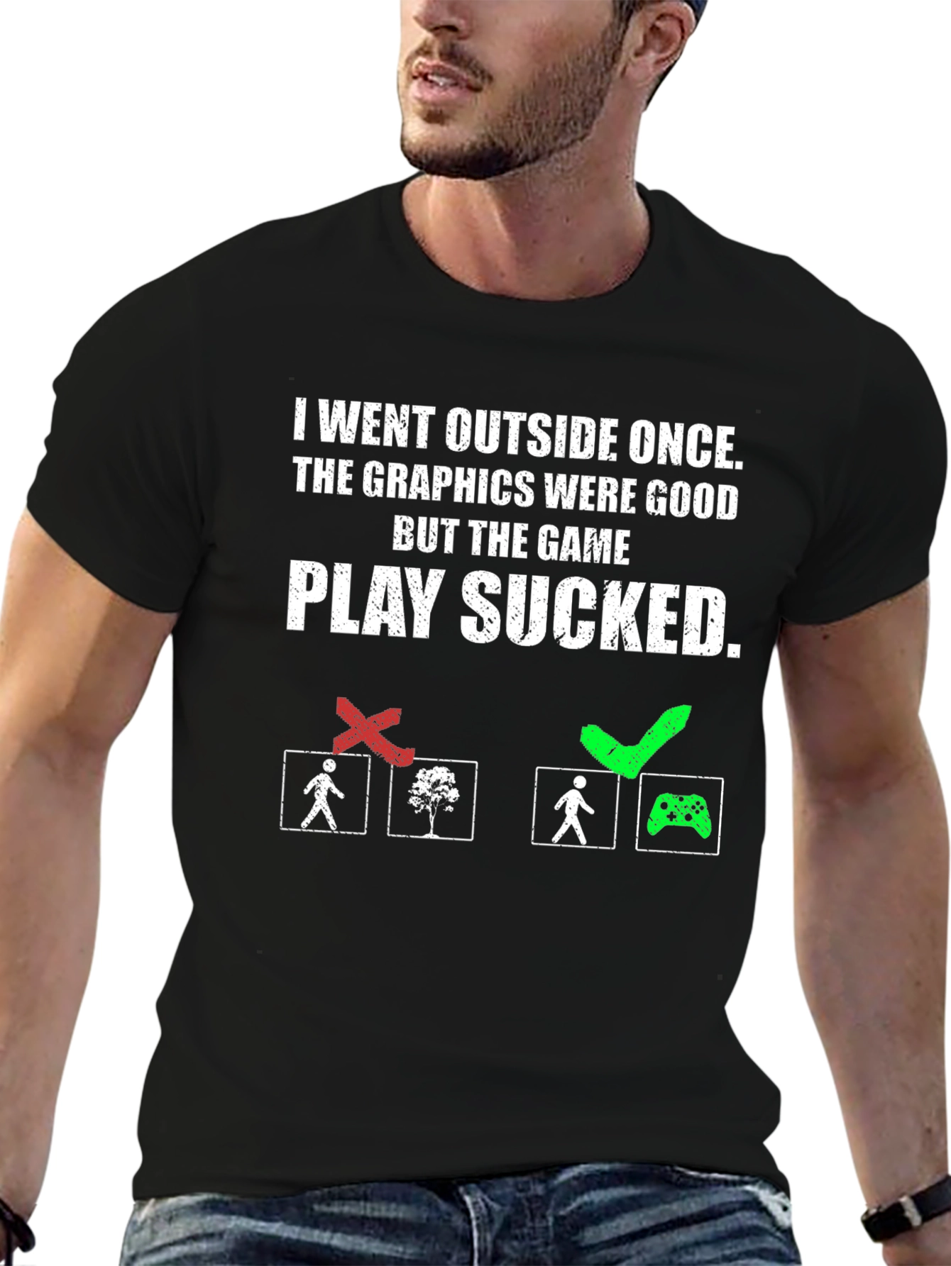 Gamer Humor Graphic T-Shirt