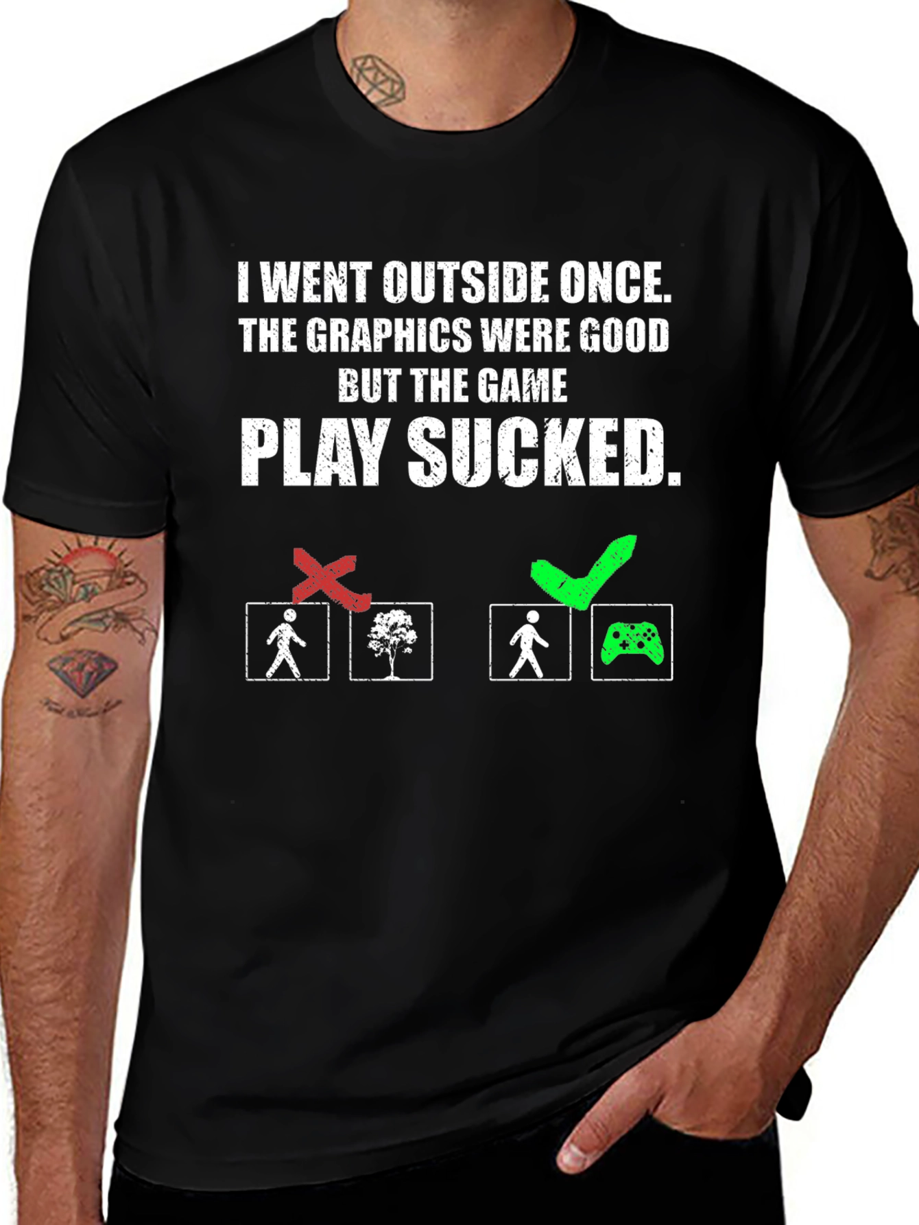 Gamer Humor Graphic T-Shirt
