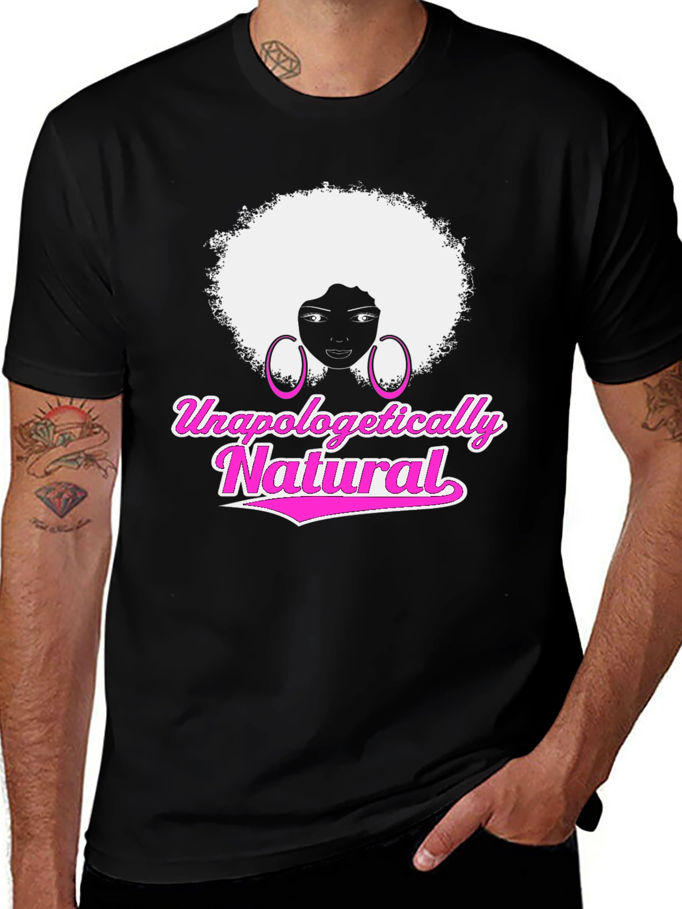 Unapologetically Natural Black T-Shirt