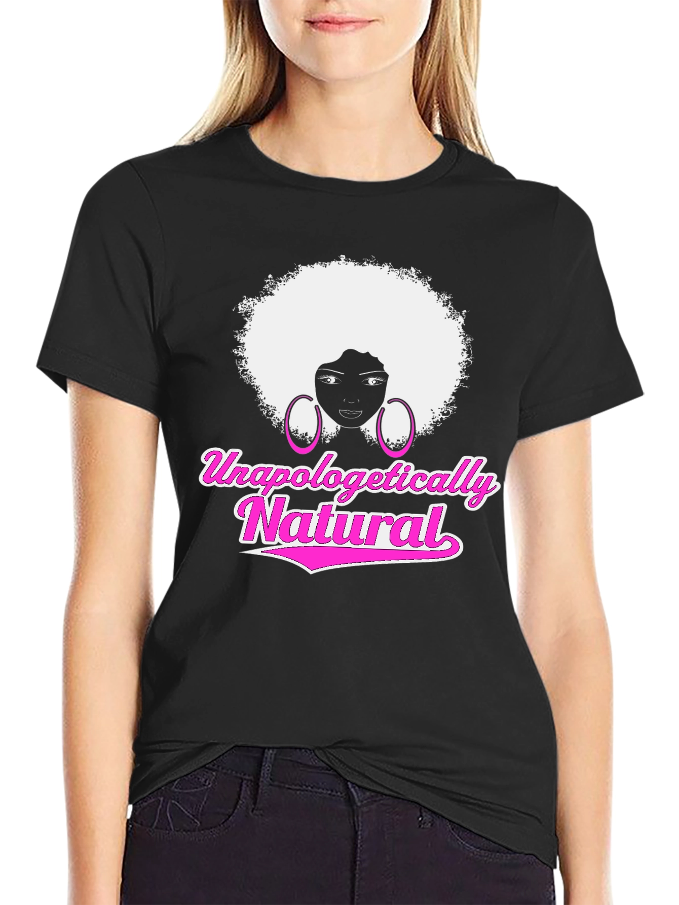 Unapologetically Natural Black T-Shirt