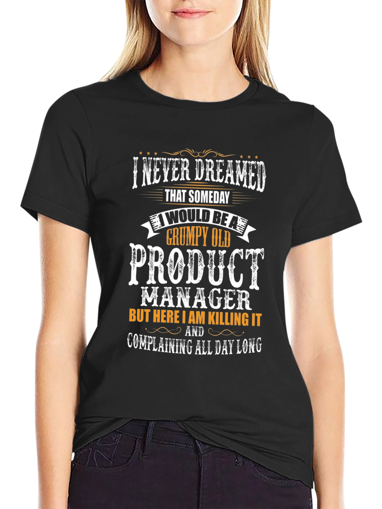 Grumpy Old Product Manager T-Shirt - Funny Novelty Tee