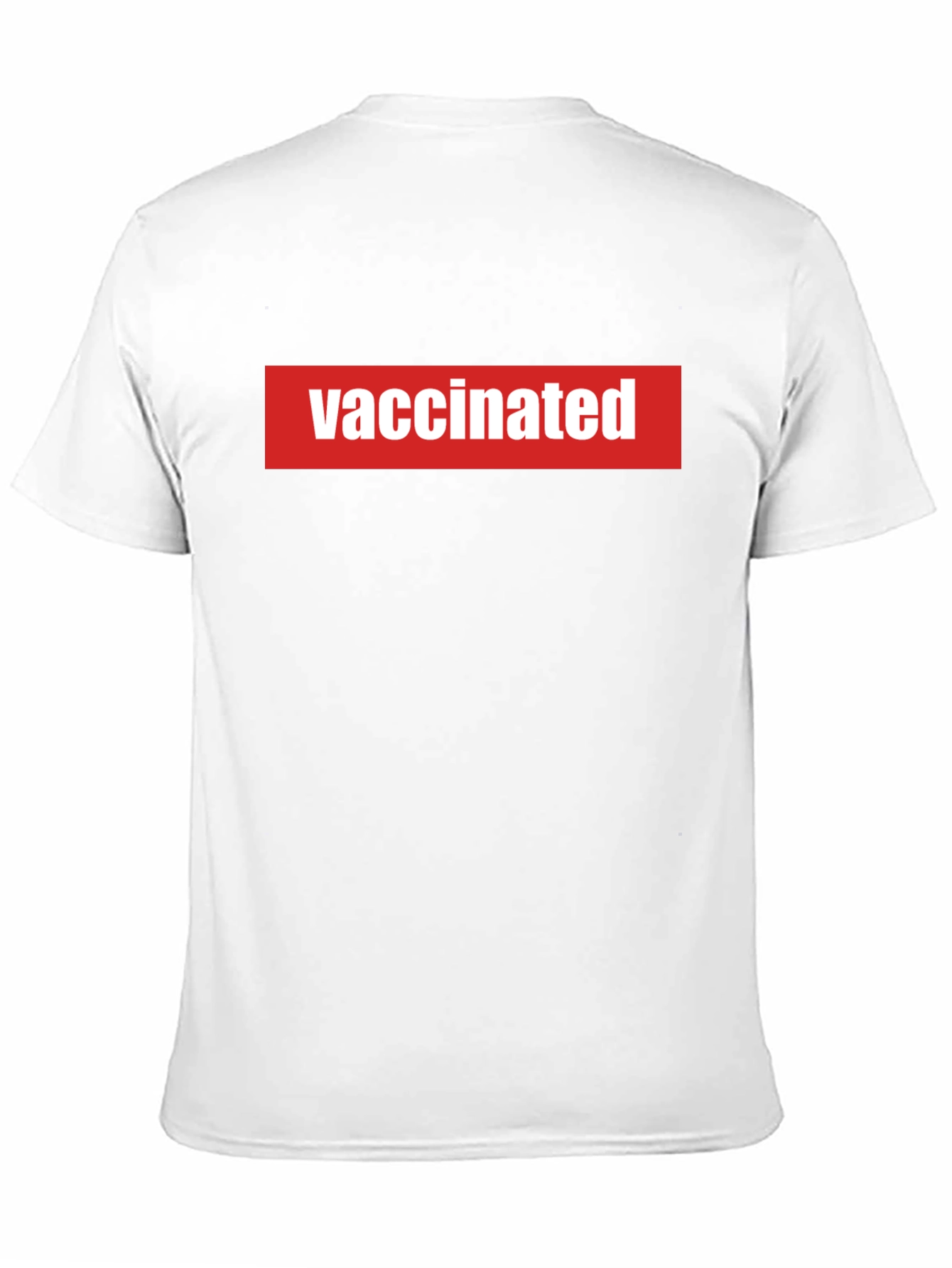 Vaccinated Black T-Shirt - Show Your Status!