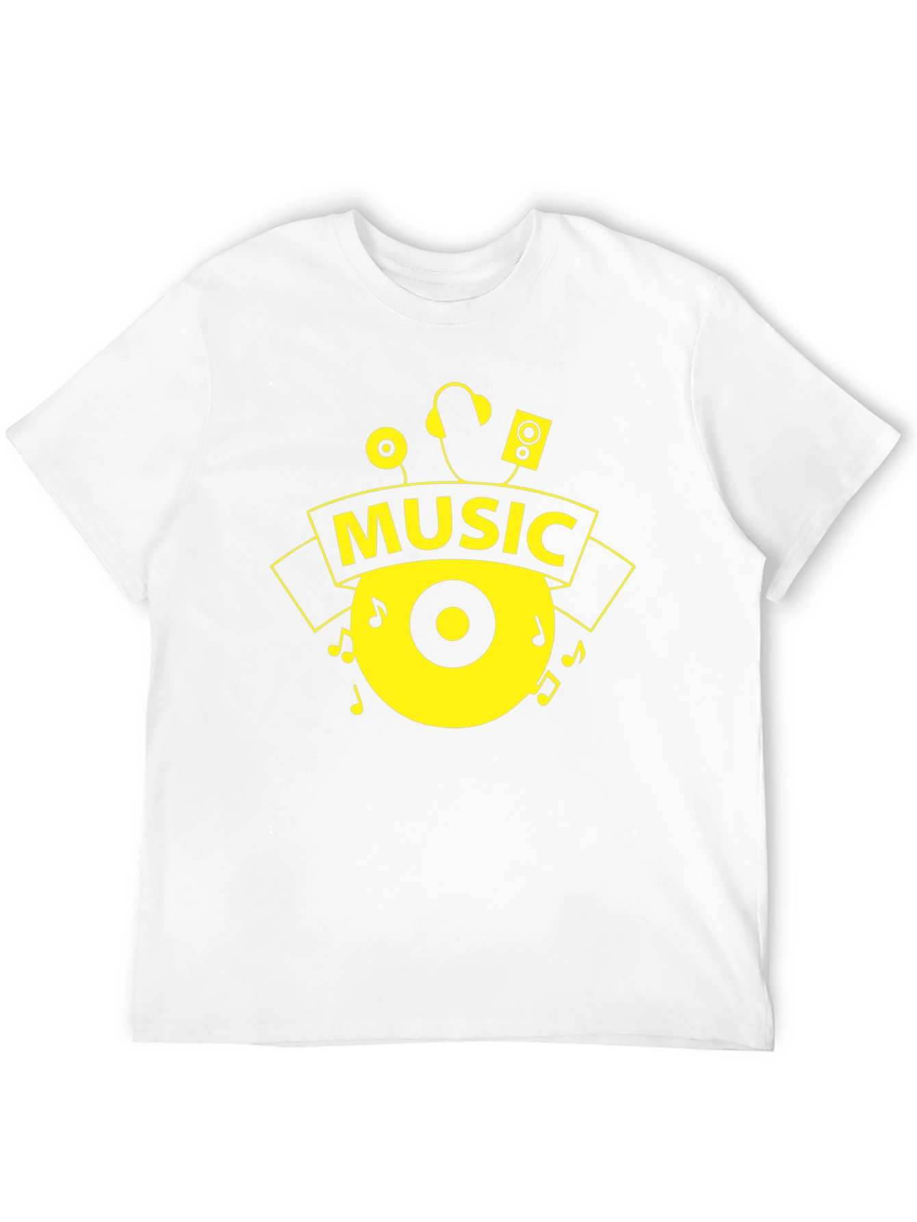 Music Lover Graphic Tee - Stylish Black T-Shirt