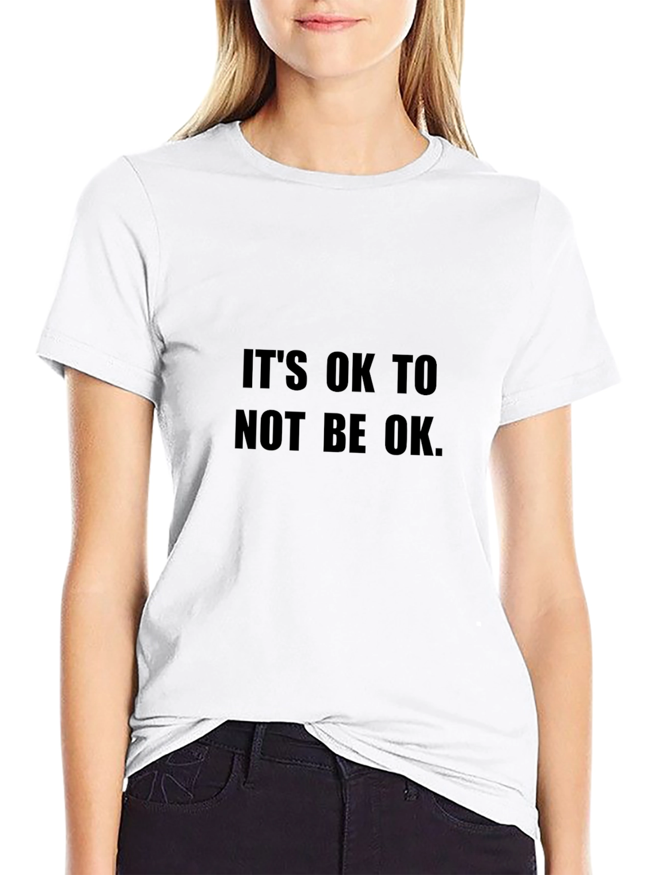 Its OK To Not Be OK Black T-Shirt