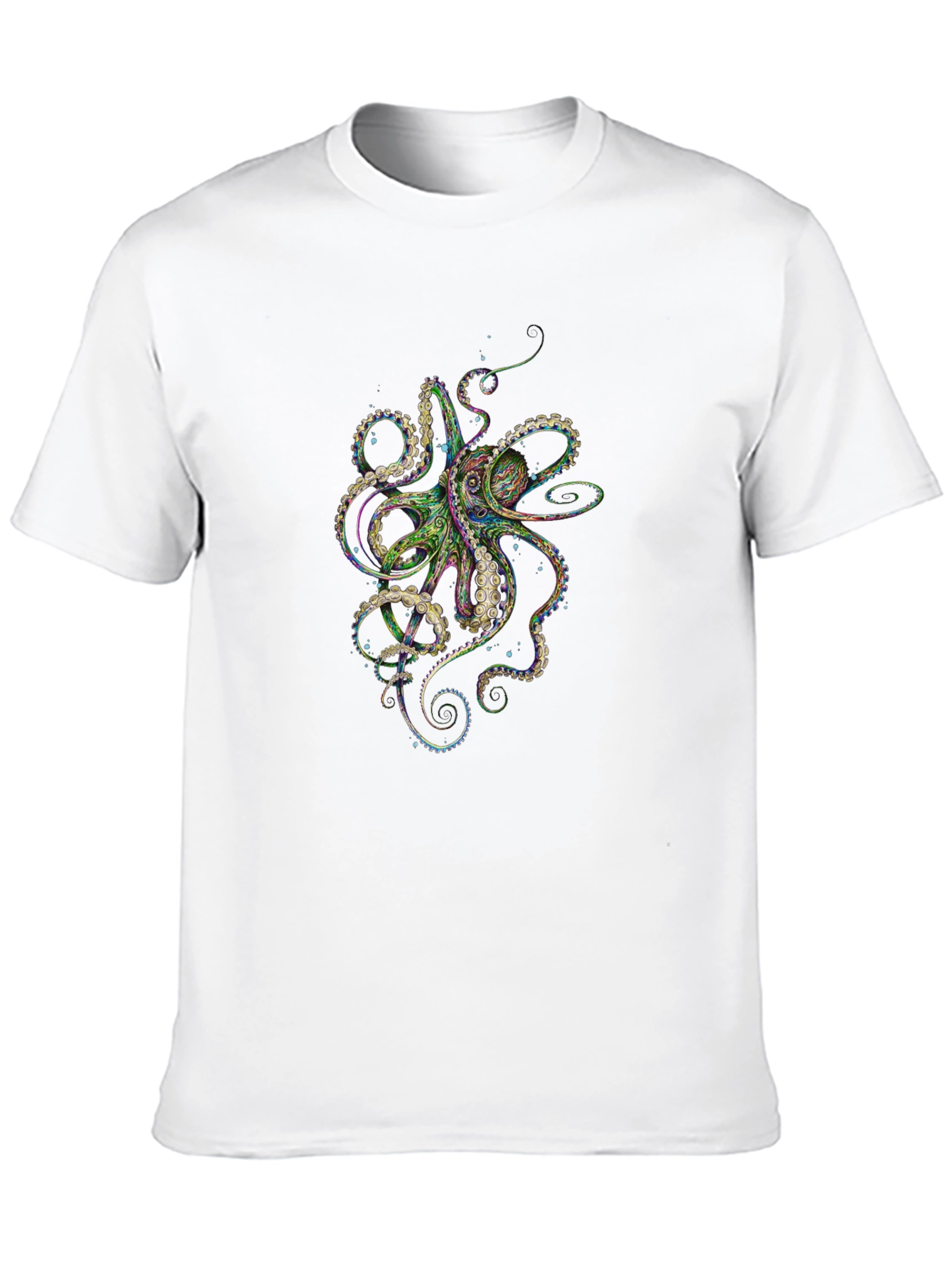 Octopus Graphic Tee - Mens Black T-Shirt
