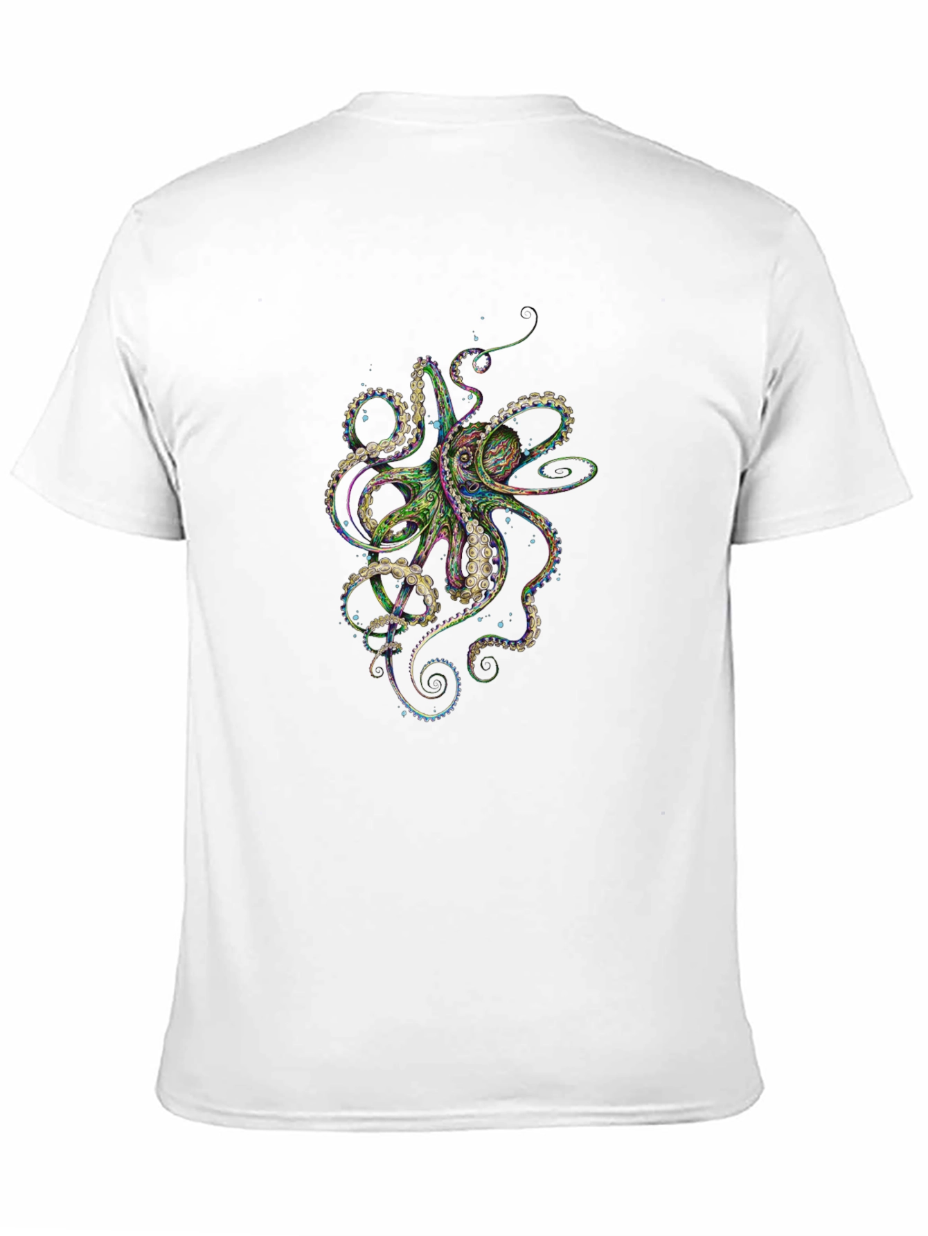 Octopus Graphic Tee - Mens Black T-Shirt