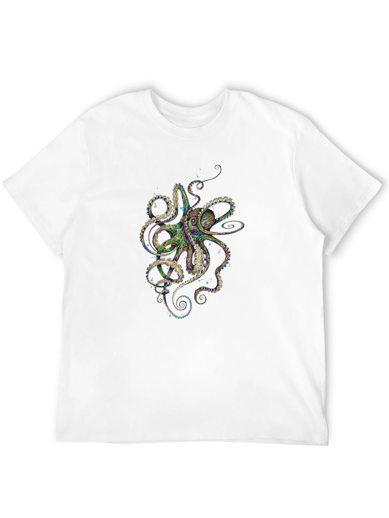 Octopus Graphic Tee - Mens Black T-Shirt