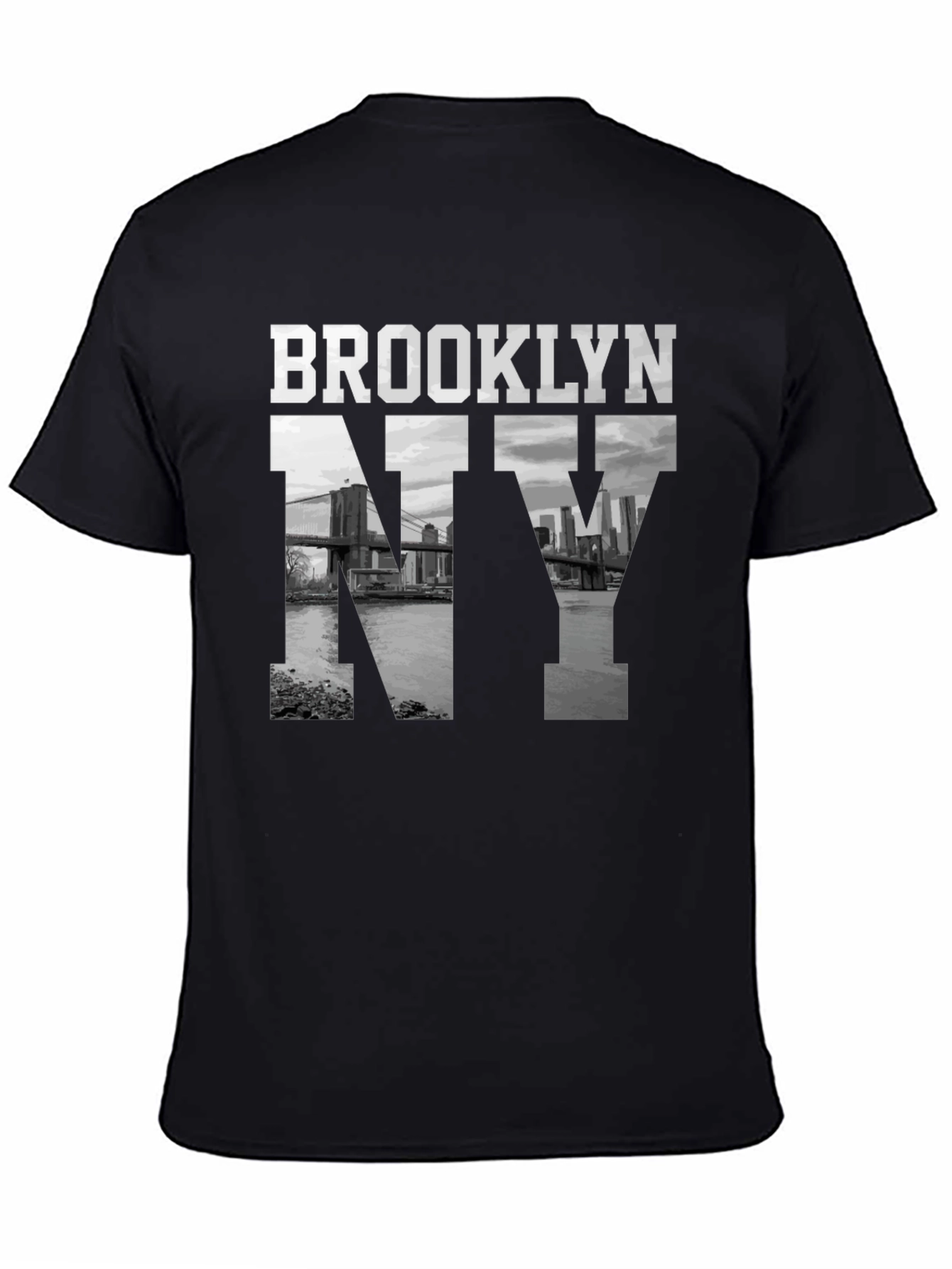 Brooklyn NY Graphic Tee - Black