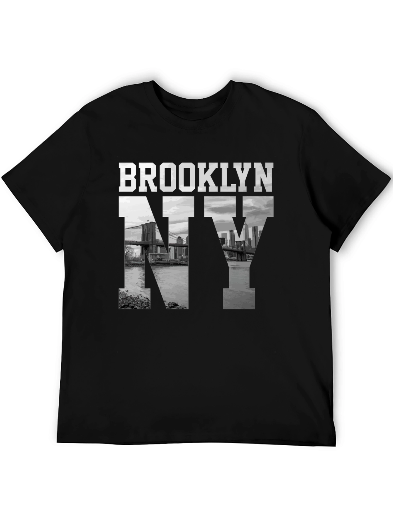 Brooklyn NY Graphic Tee - Black