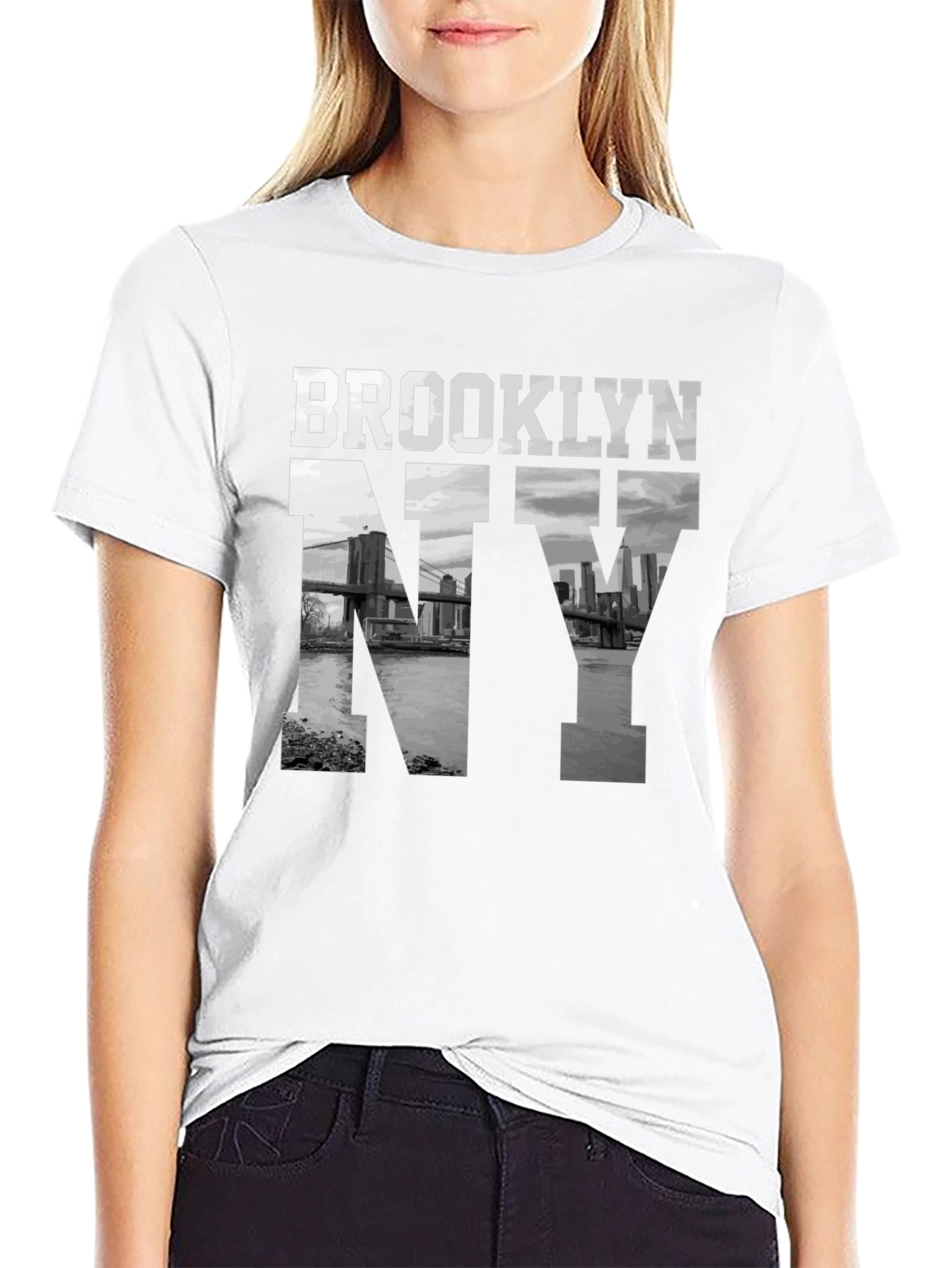 Brooklyn NY Graphic Tee - Black
