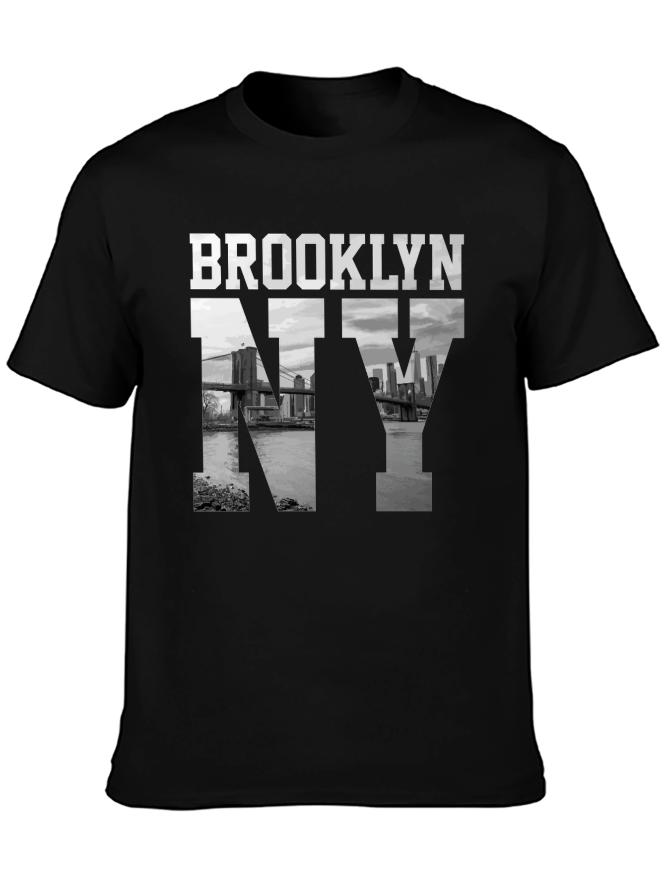 Brooklyn NY Graphic Tee - Black