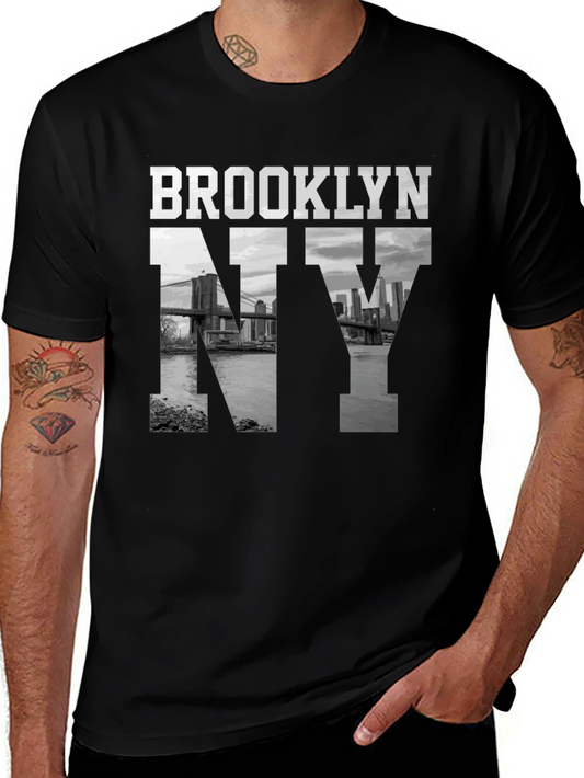 Brooklyn NY Graphic Tee - Black