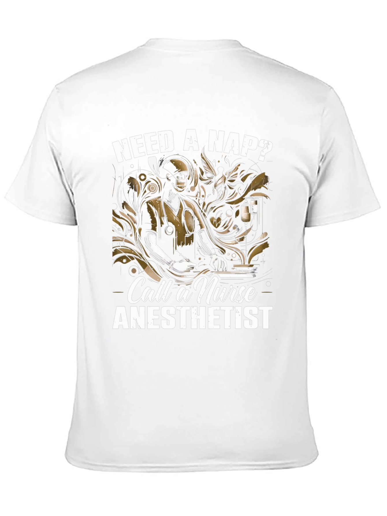 Need a Nap? Nurse Anesthetist Black T-Shirt