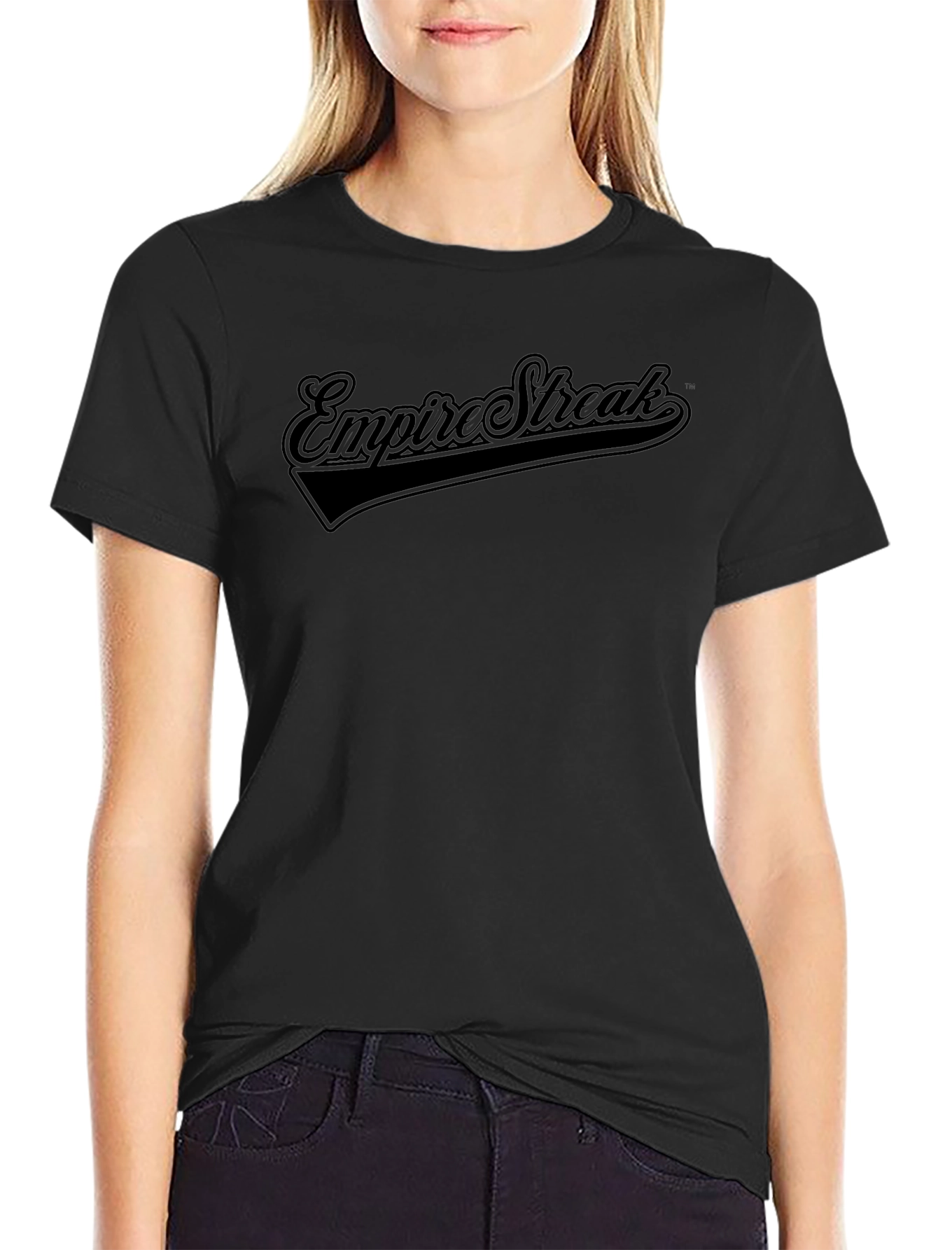 Empire Streak Black Graphic Tee