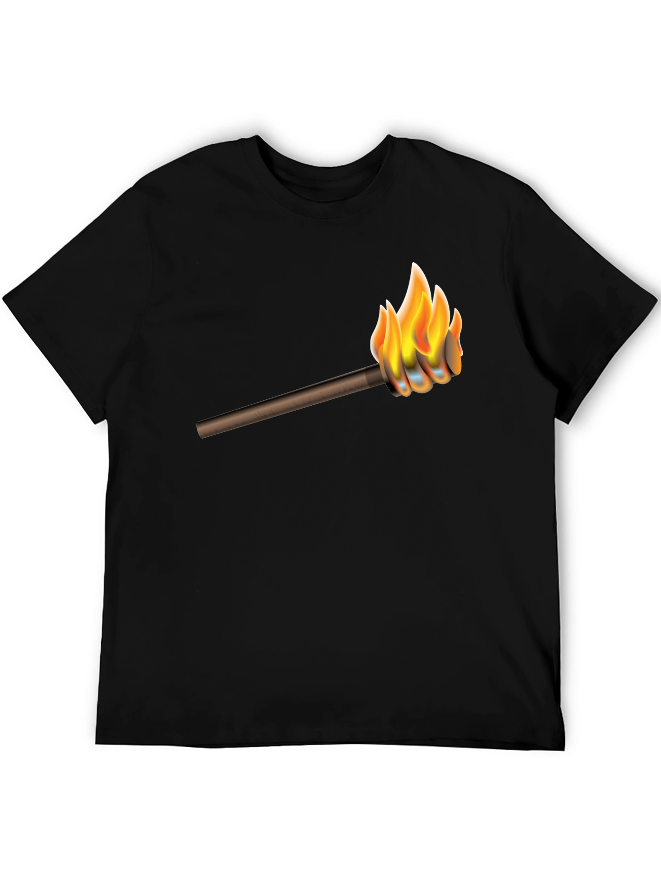 Torchbearer Graphic Tee - Mens Black T-Shirt
