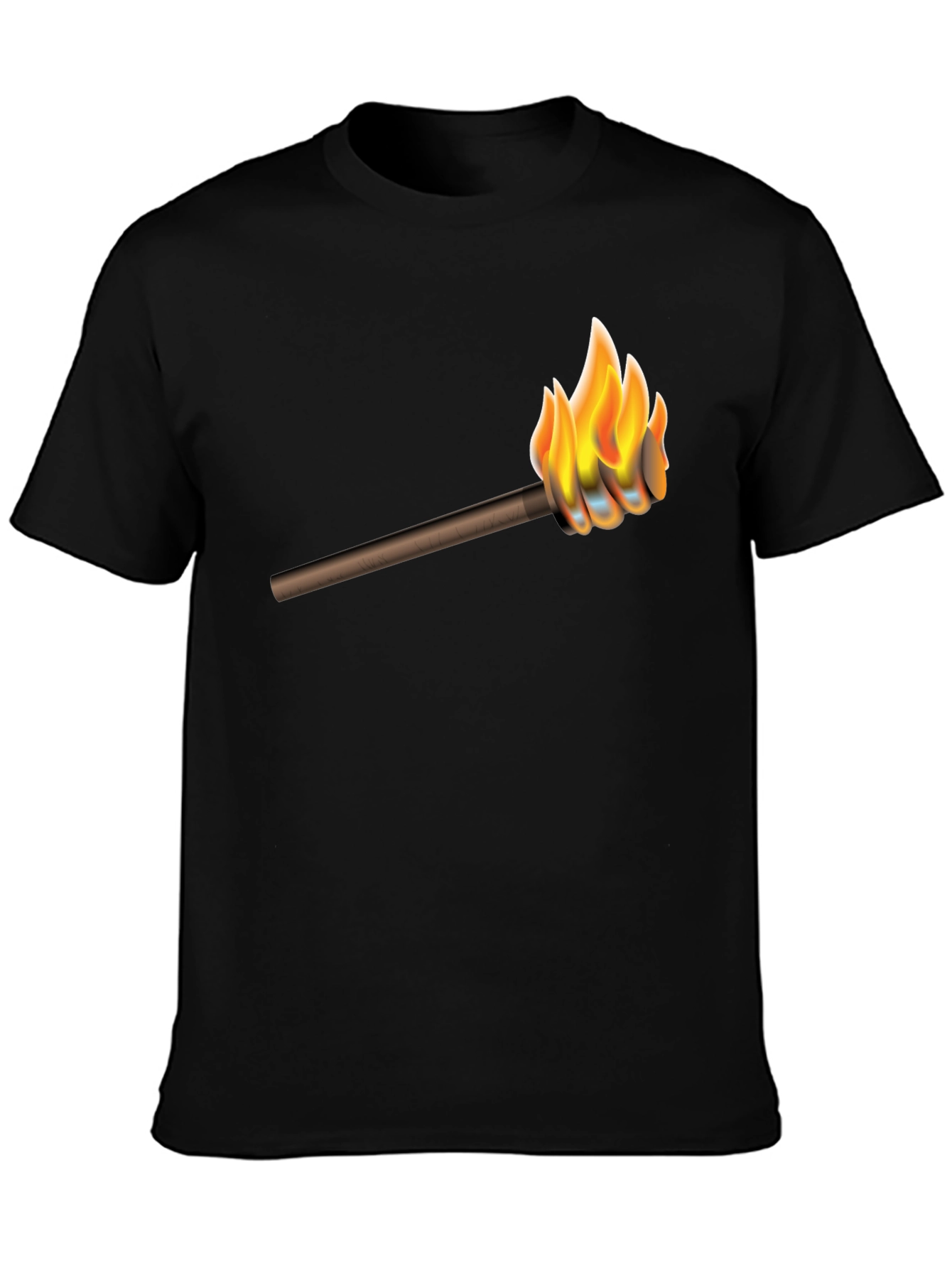 Torchbearer Graphic Tee - Mens Black T-Shirt
