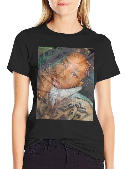 Money On My Mind Graphic Tee - Black Unisex T-Shirt