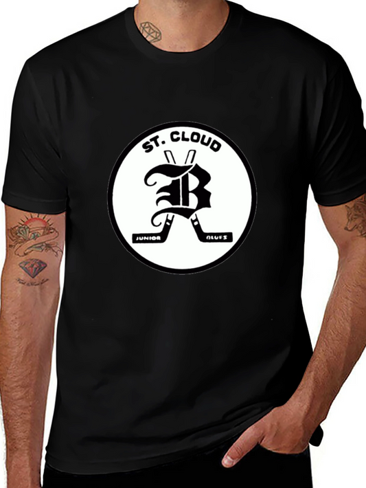 St. Cloud Junior Blues Black T-Shirt