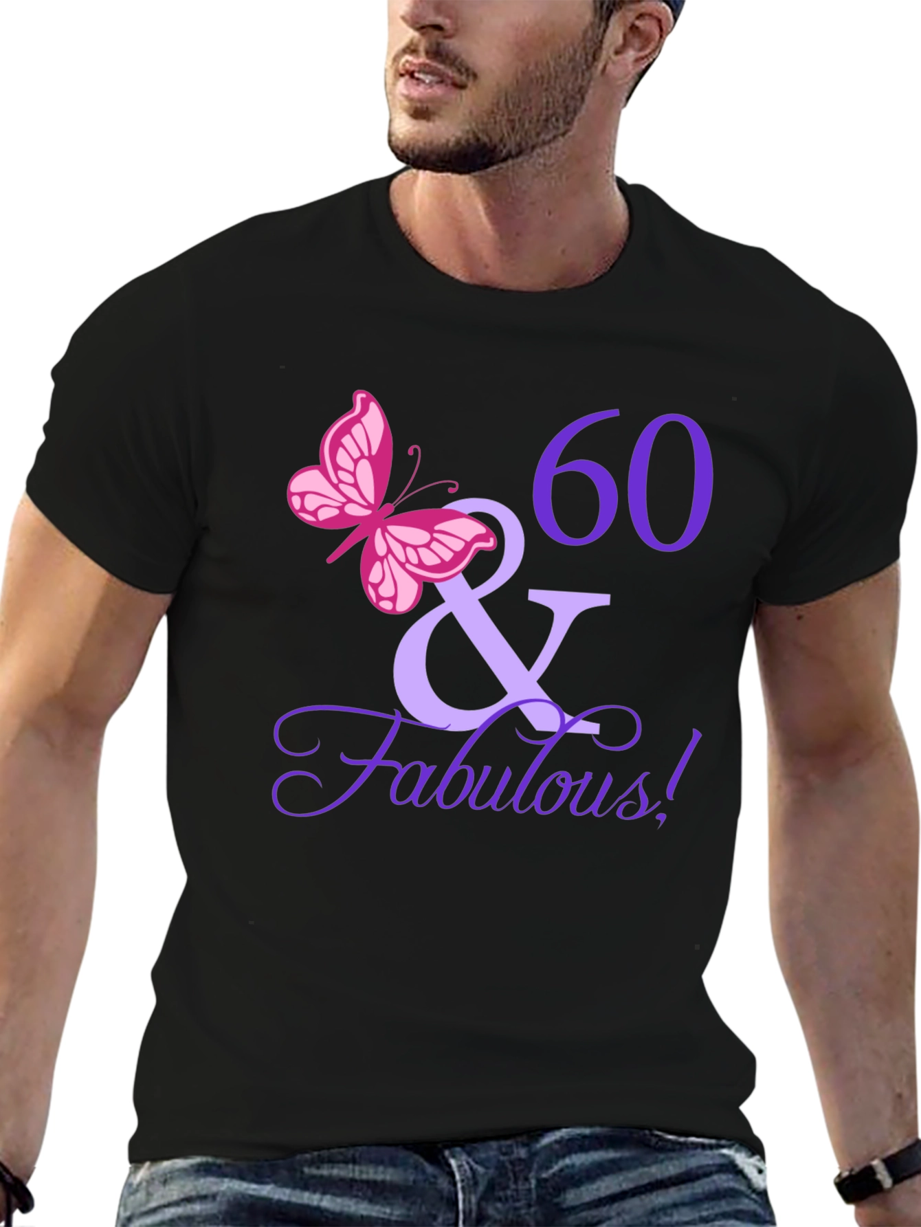 60 & Fabulous Birthday T-Shirt