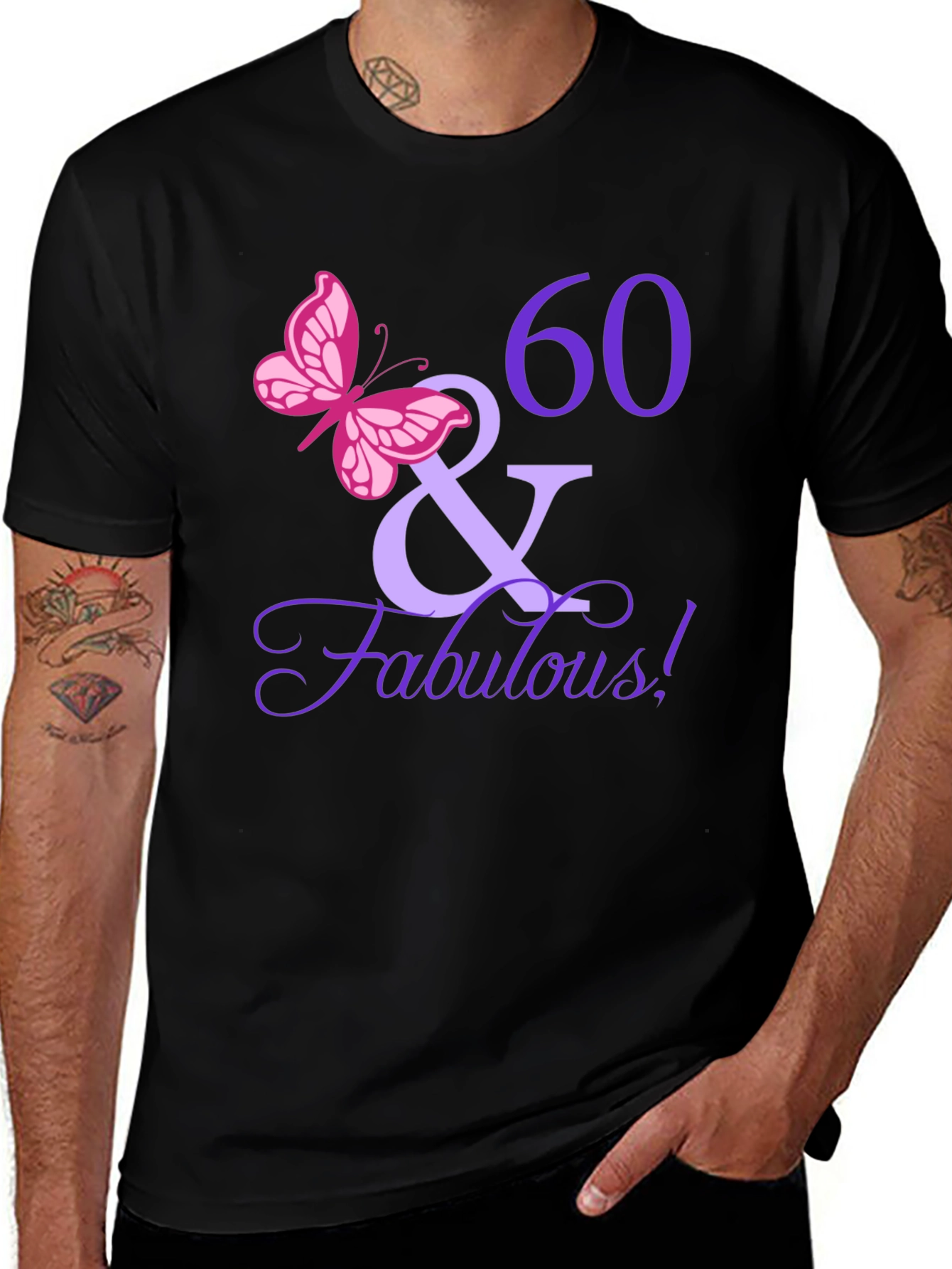 60 & Fabulous Birthday T-Shirt