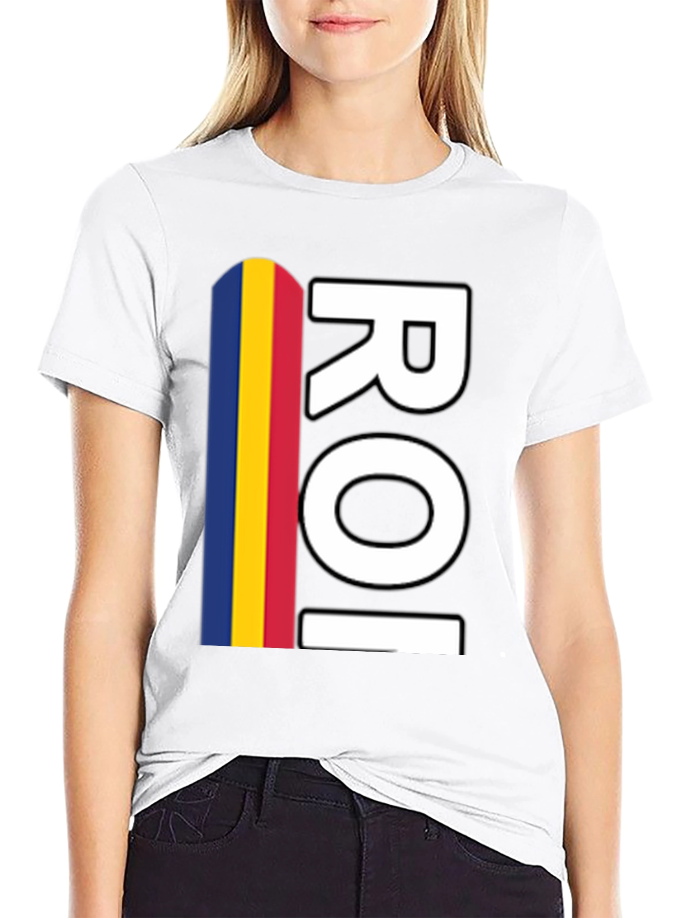 Romania Flag ROI Graphic T-Shirt