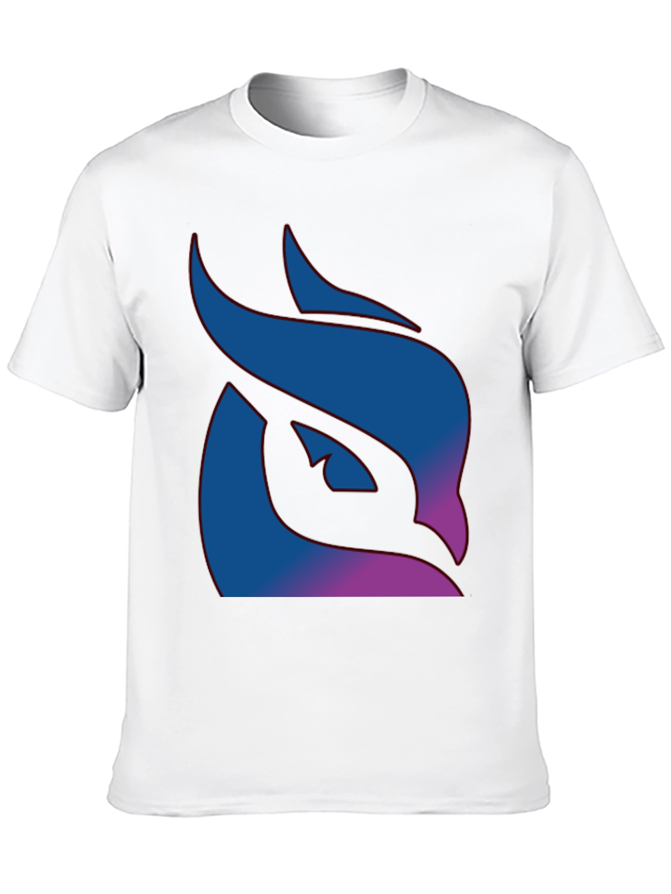 Abstract Owl Graphic Tee - Modern Black T-Shirt