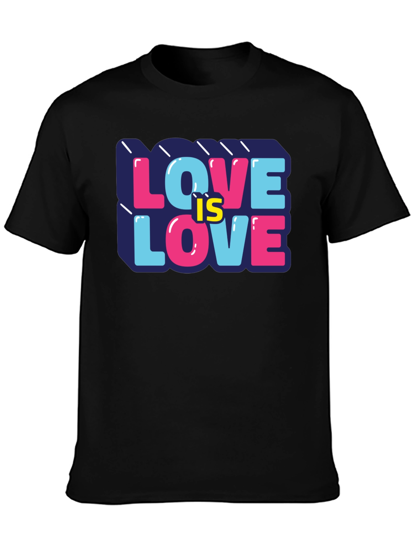 Love is Love Graphic Tee - Black