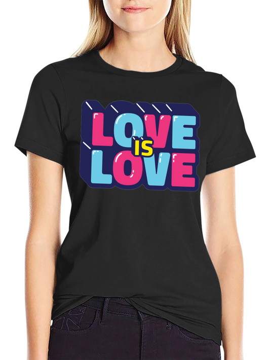 Love is Love Graphic Tee - Black