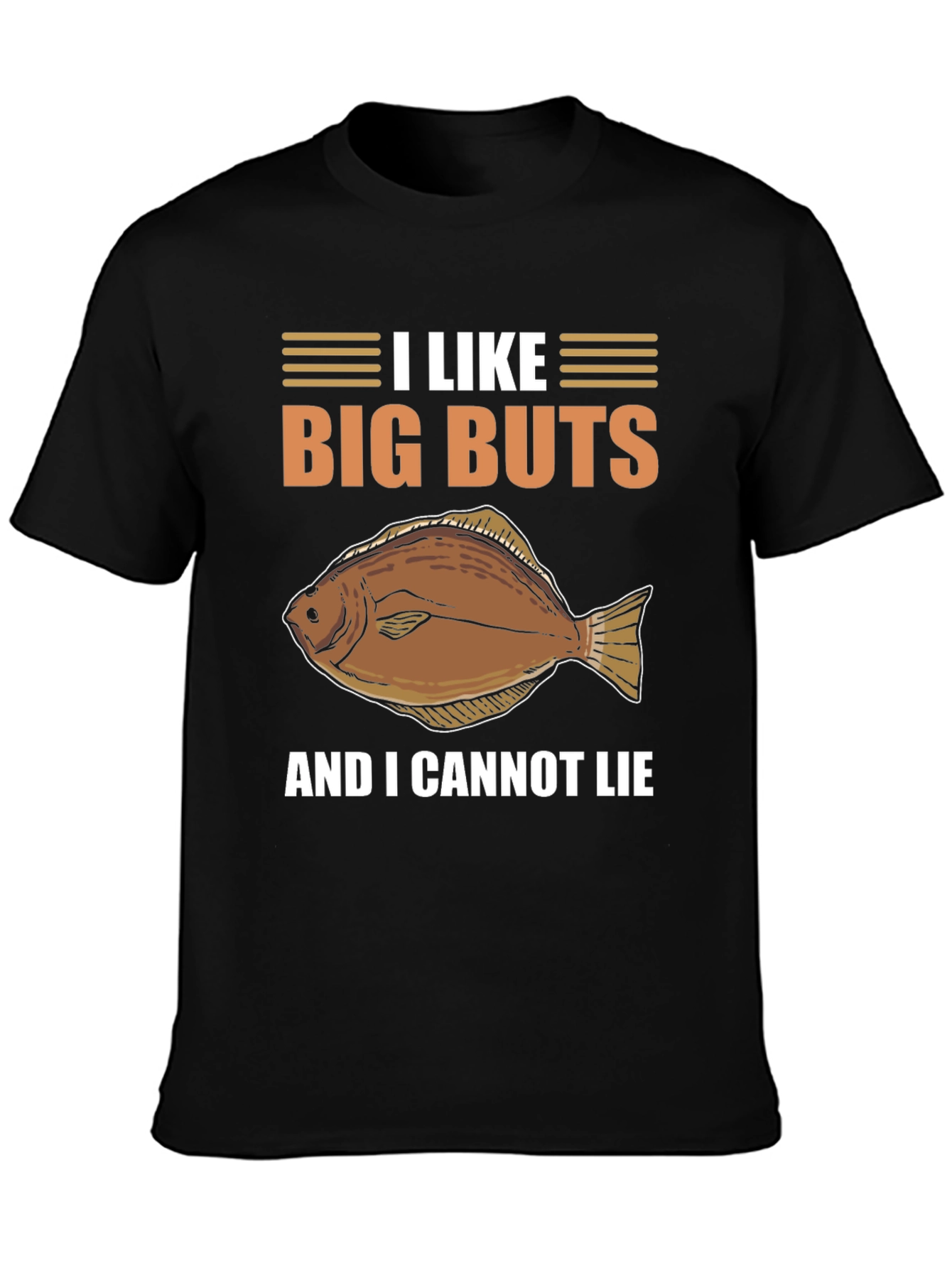 I Like Big Butts Flounder Fishing T-Shirt