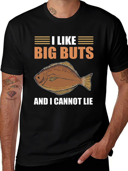 I Like Big Butts Flounder Fishing T-Shirt
