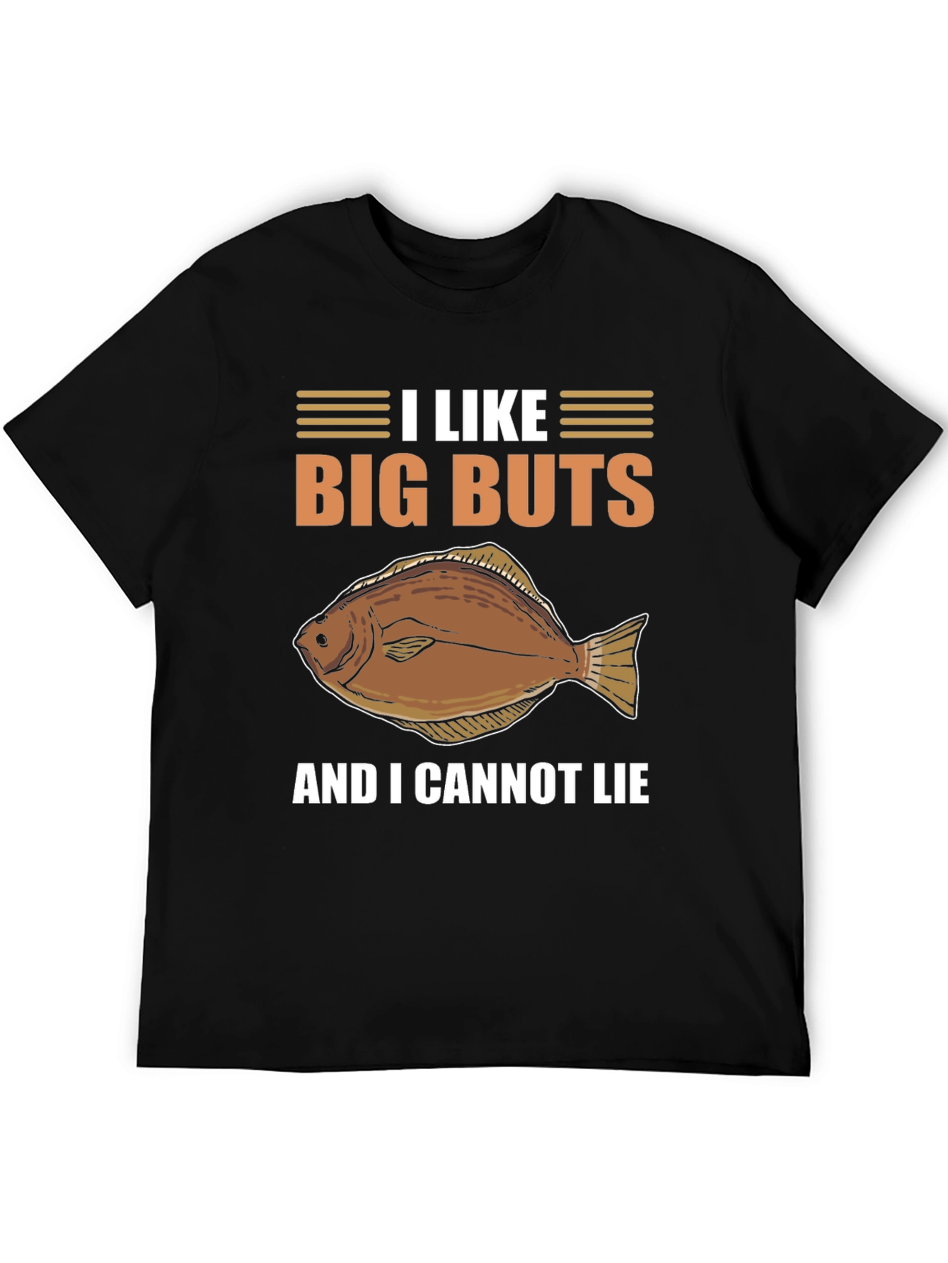 I Like Big Butts Flounder Fishing T-Shirt