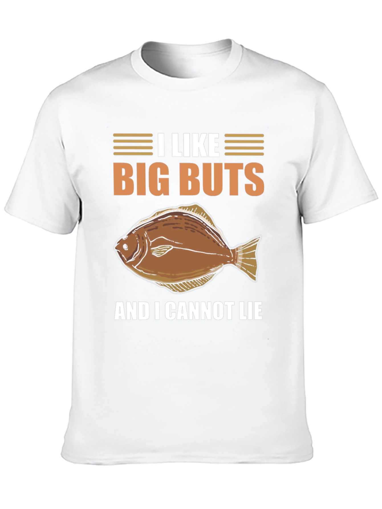 I Like Big Butts Flounder Fishing T-Shirt