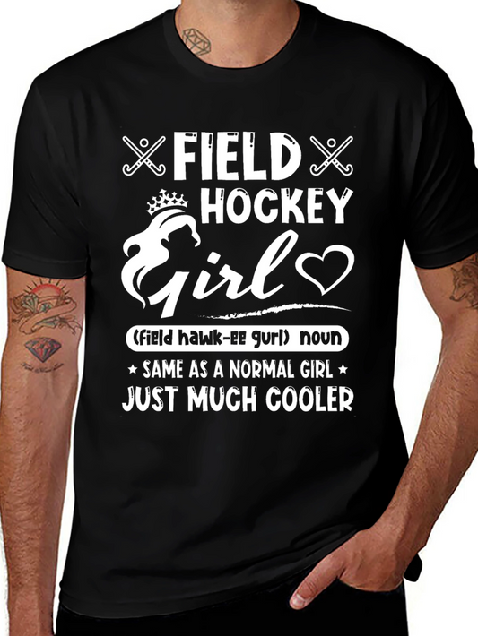 Field Hockey Girl T-Shirt