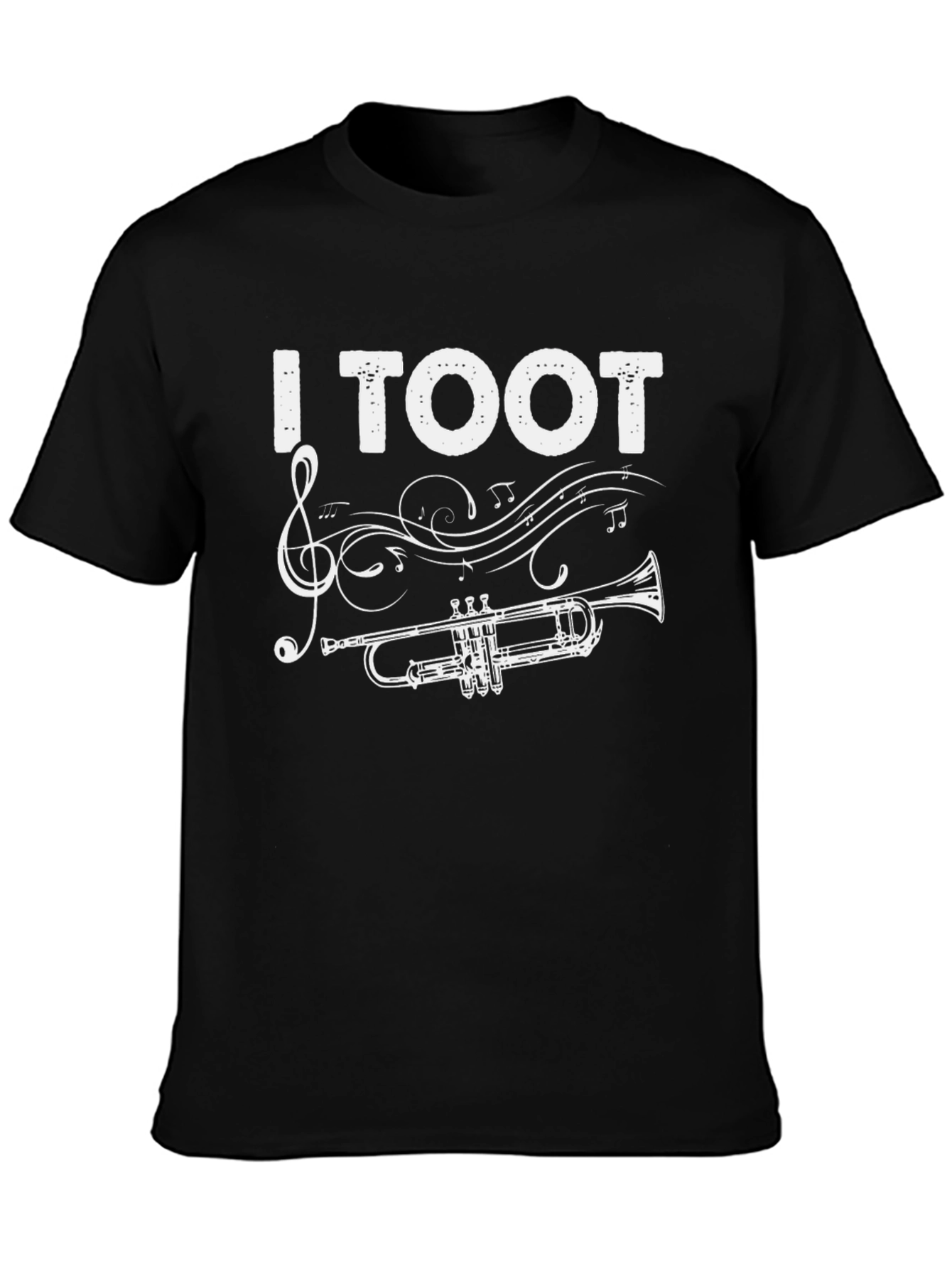 I Toot Trumpet T-Shirt - Musician Humor Tee