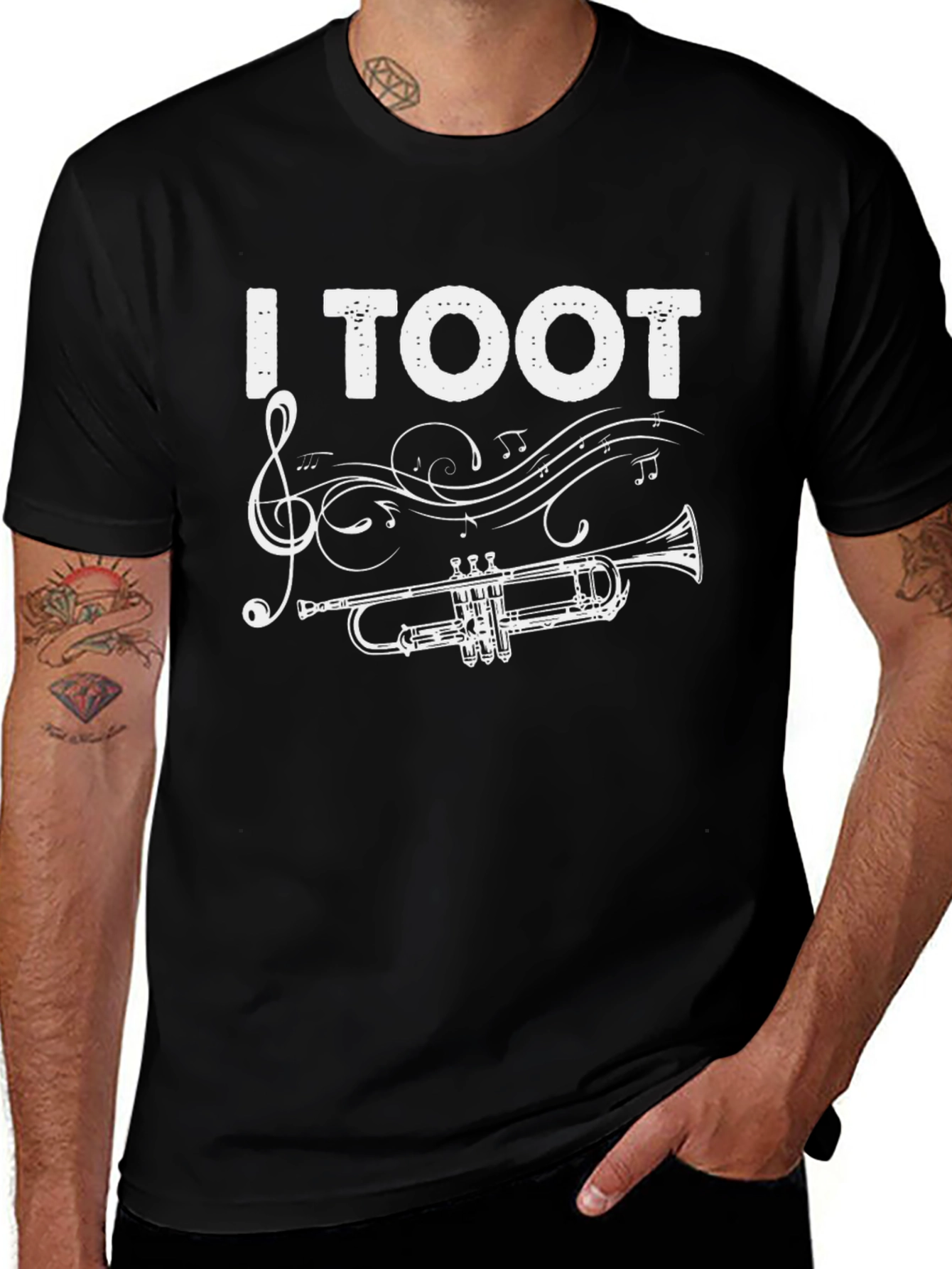 I Toot Trumpet T-Shirt - Musician Humor Tee