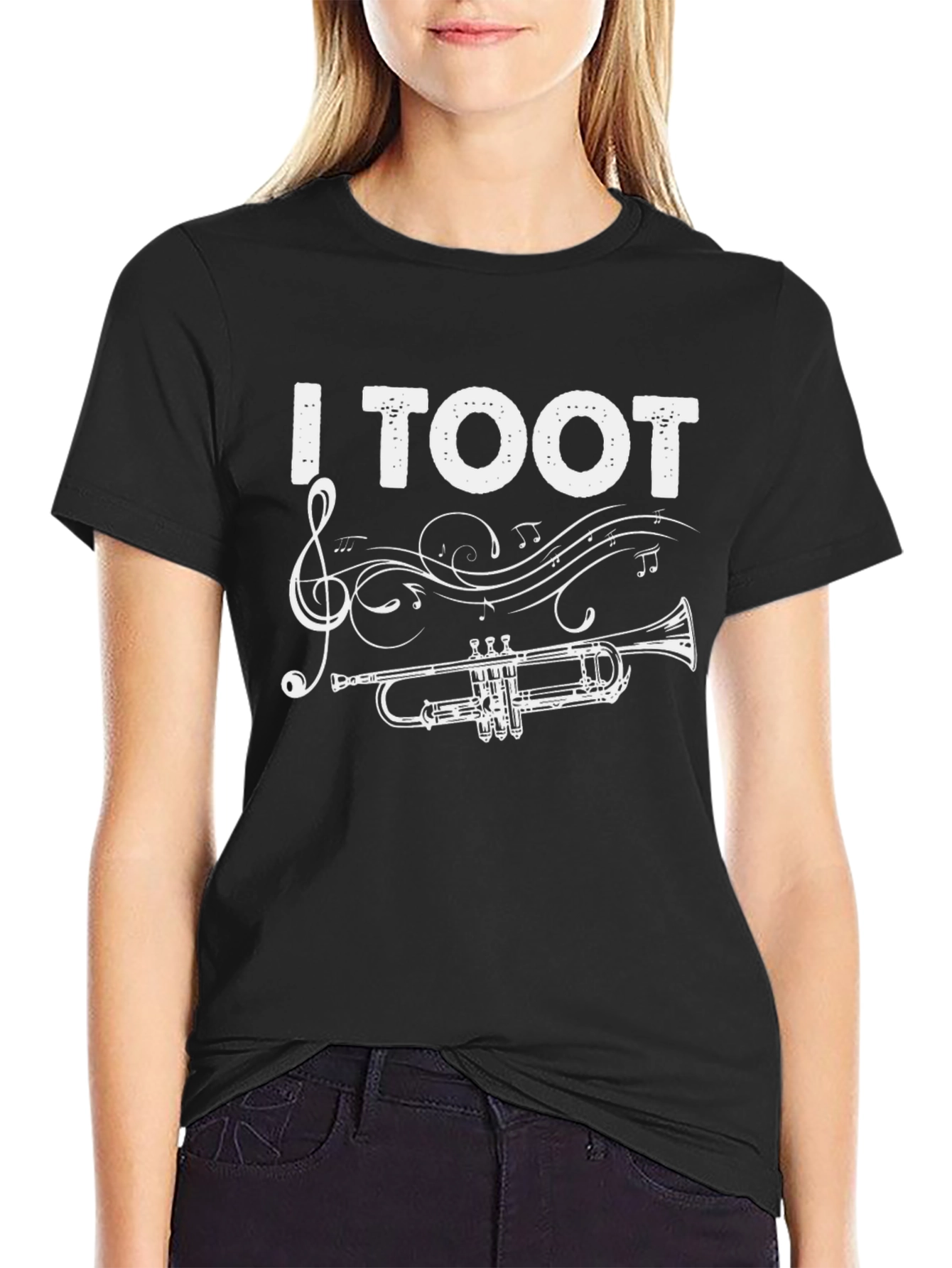 I Toot Trumpet T-Shirt - Musician Humor Tee
