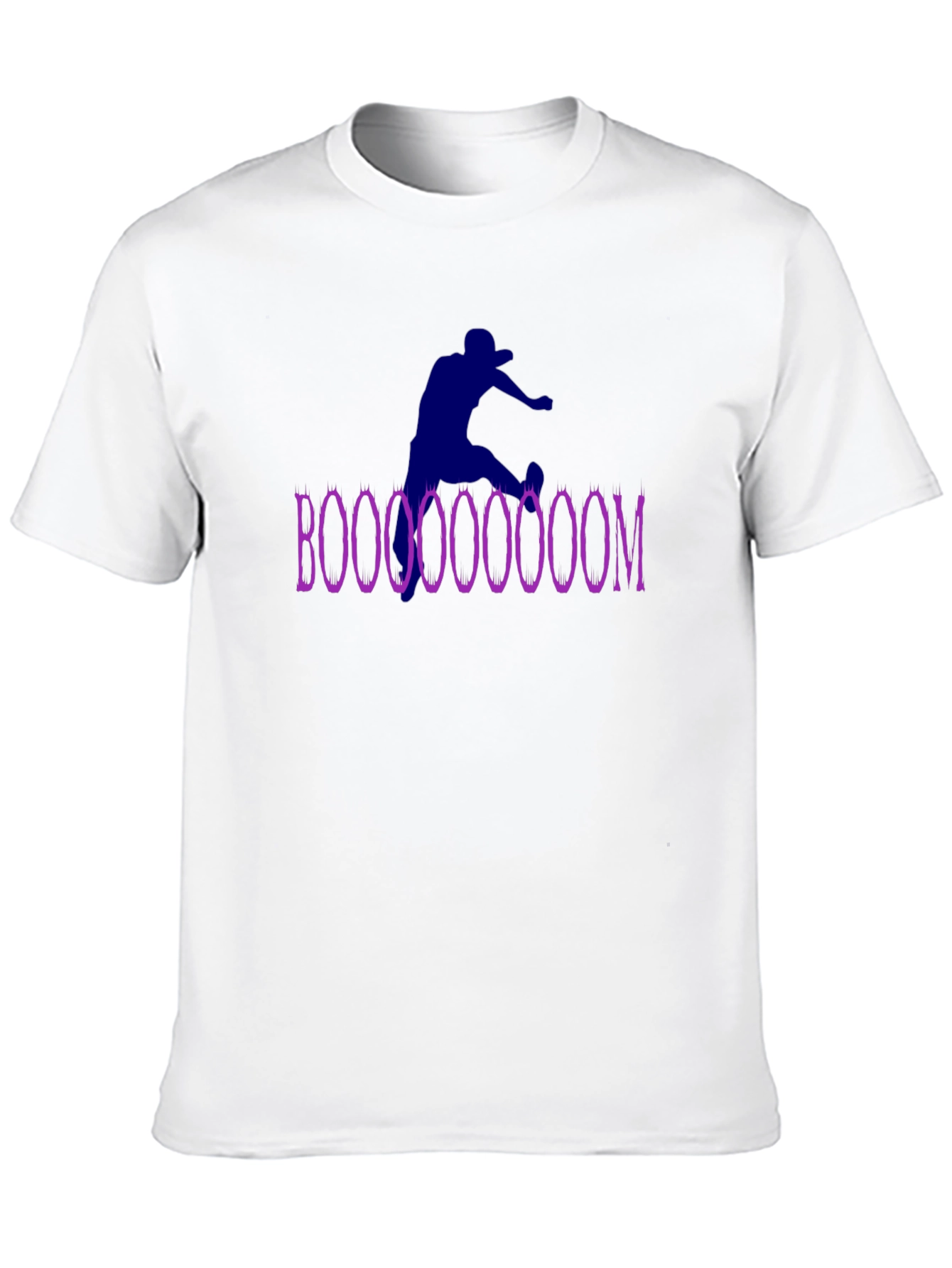 Skateboarder Graphic Tee - BOOOOOOOOOM Design