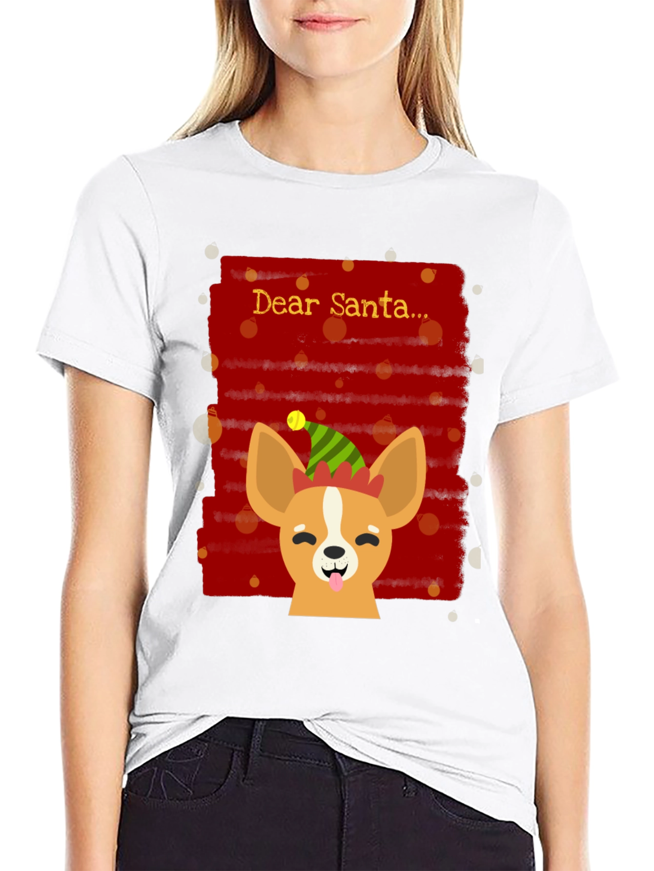 Dear Santa Dog Tee