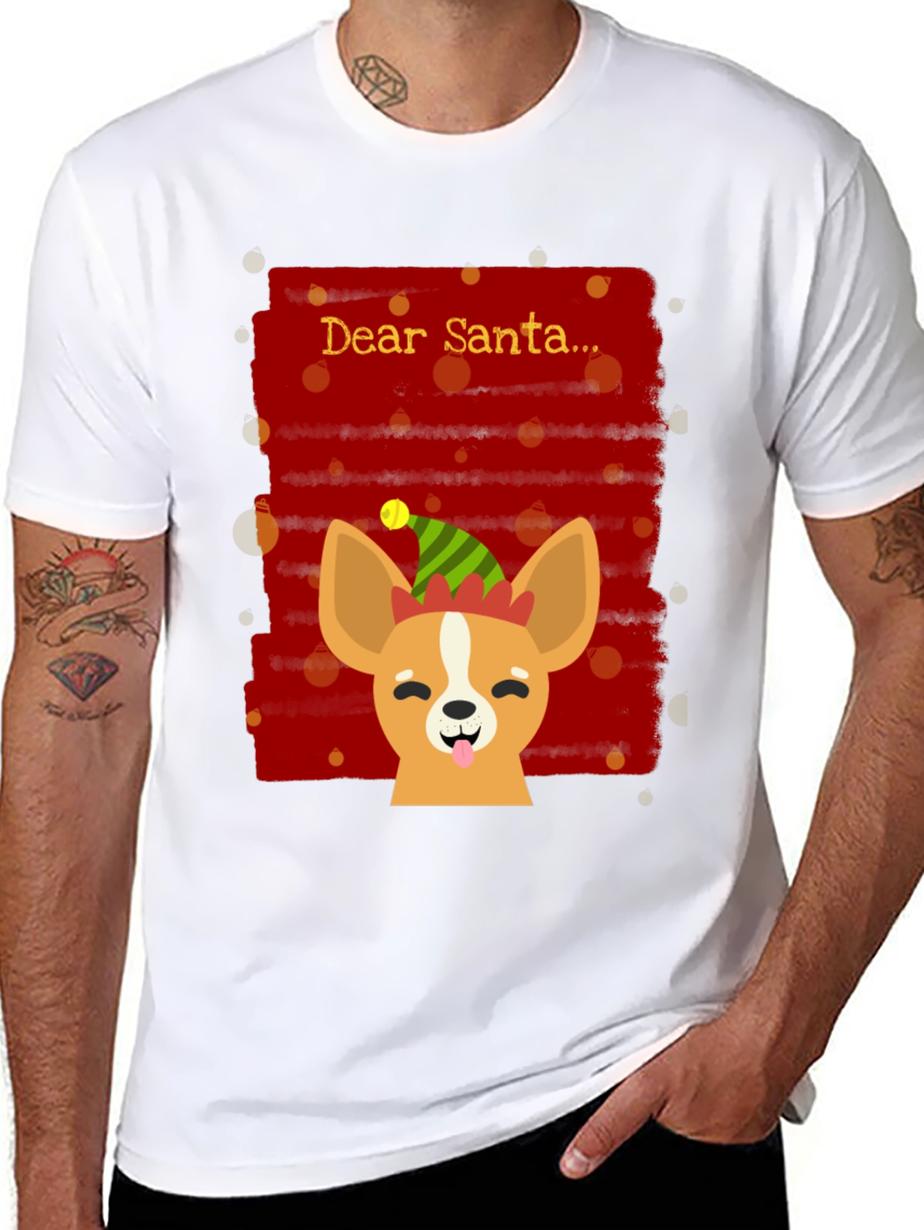 Dear Santa Dog Tee