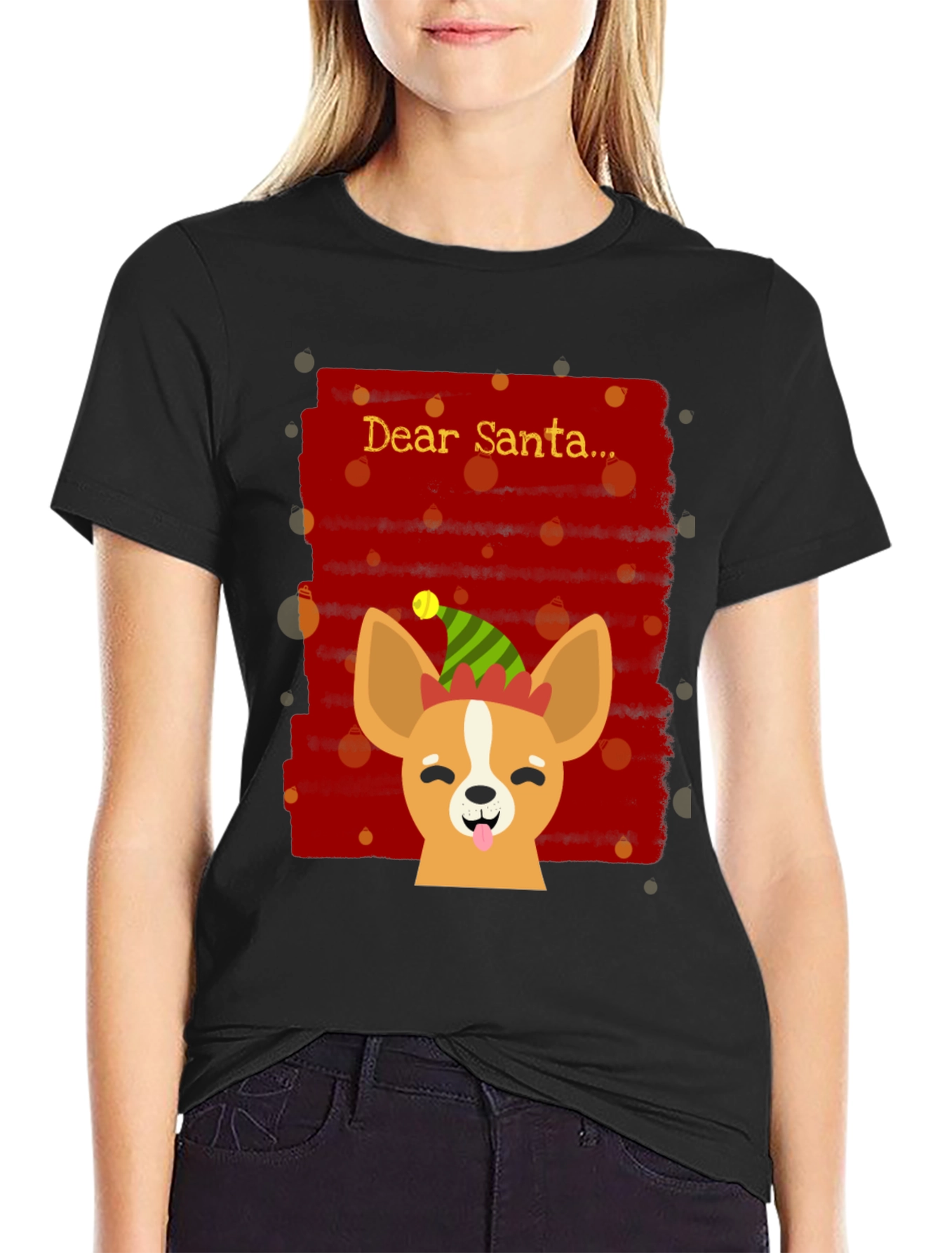 Dear Santa Dog Tee
