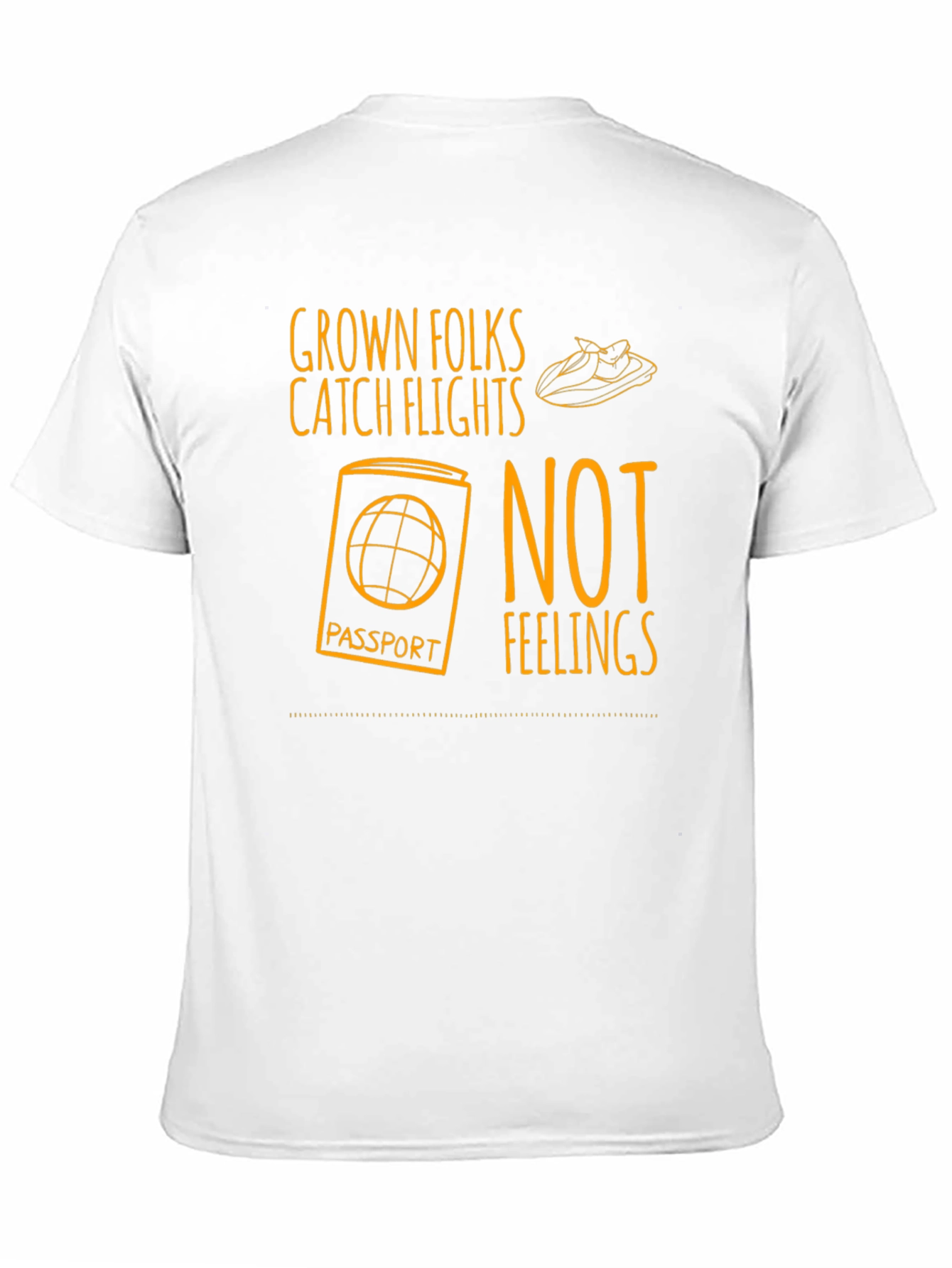 Grown Folks Catch Flights T-Shirt - Travel Tee