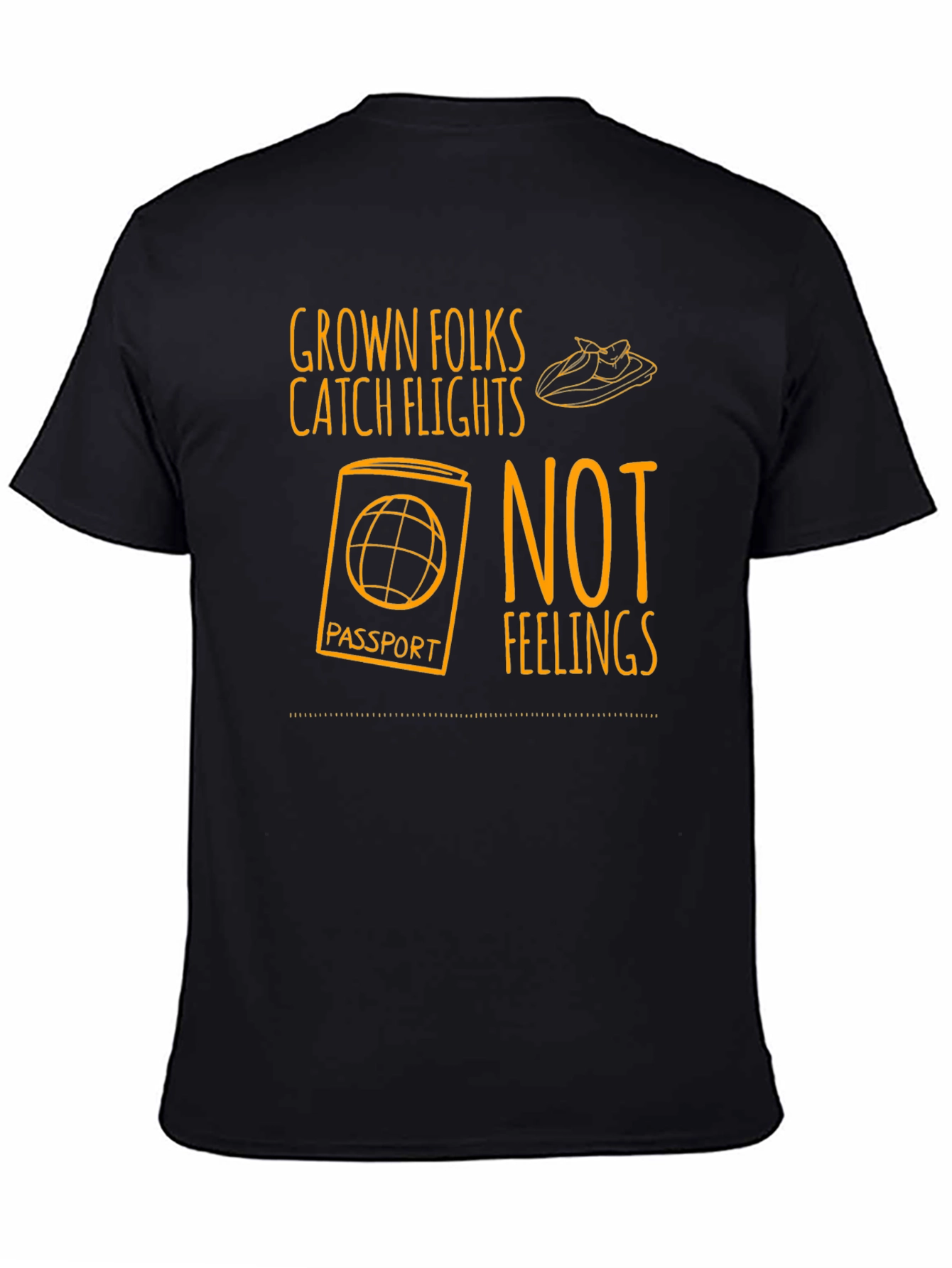 Grown Folks Catch Flights T-Shirt - Travel Tee