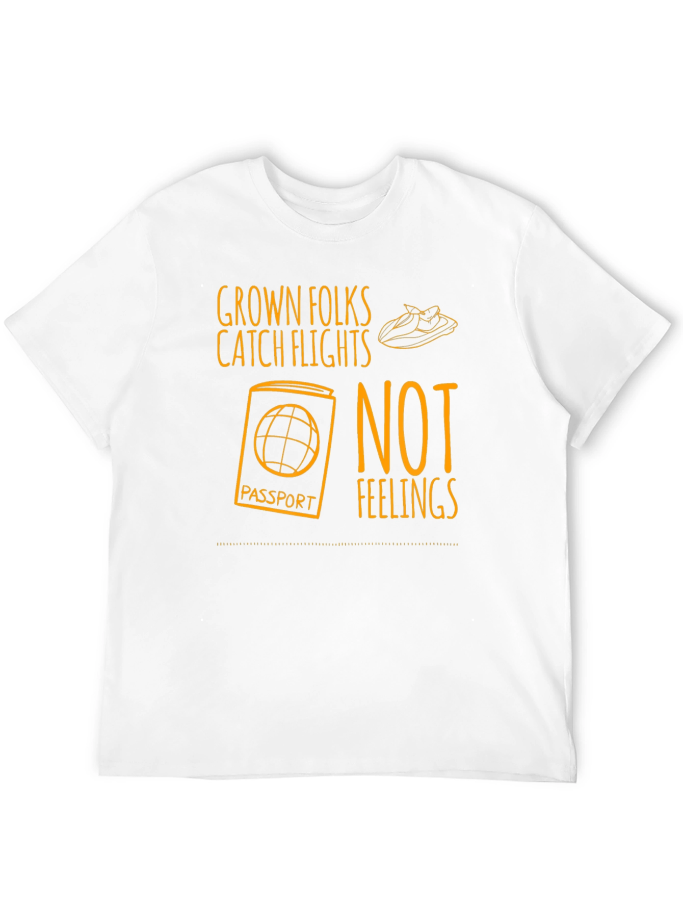 Grown Folks Catch Flights T-Shirt - Travel Tee