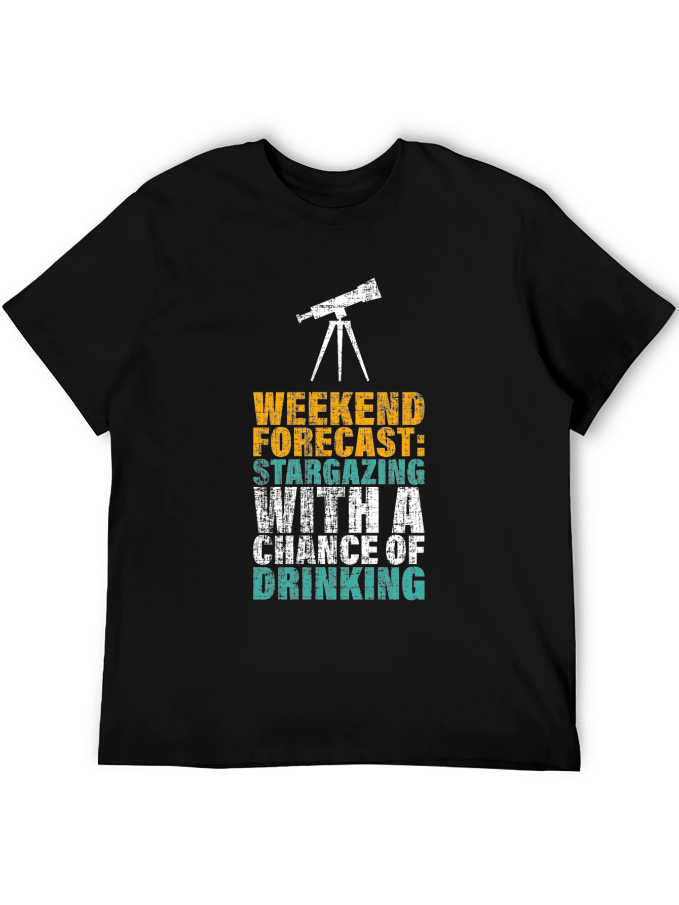 Stargazing Weekend Forecast Graphic T-Shirt